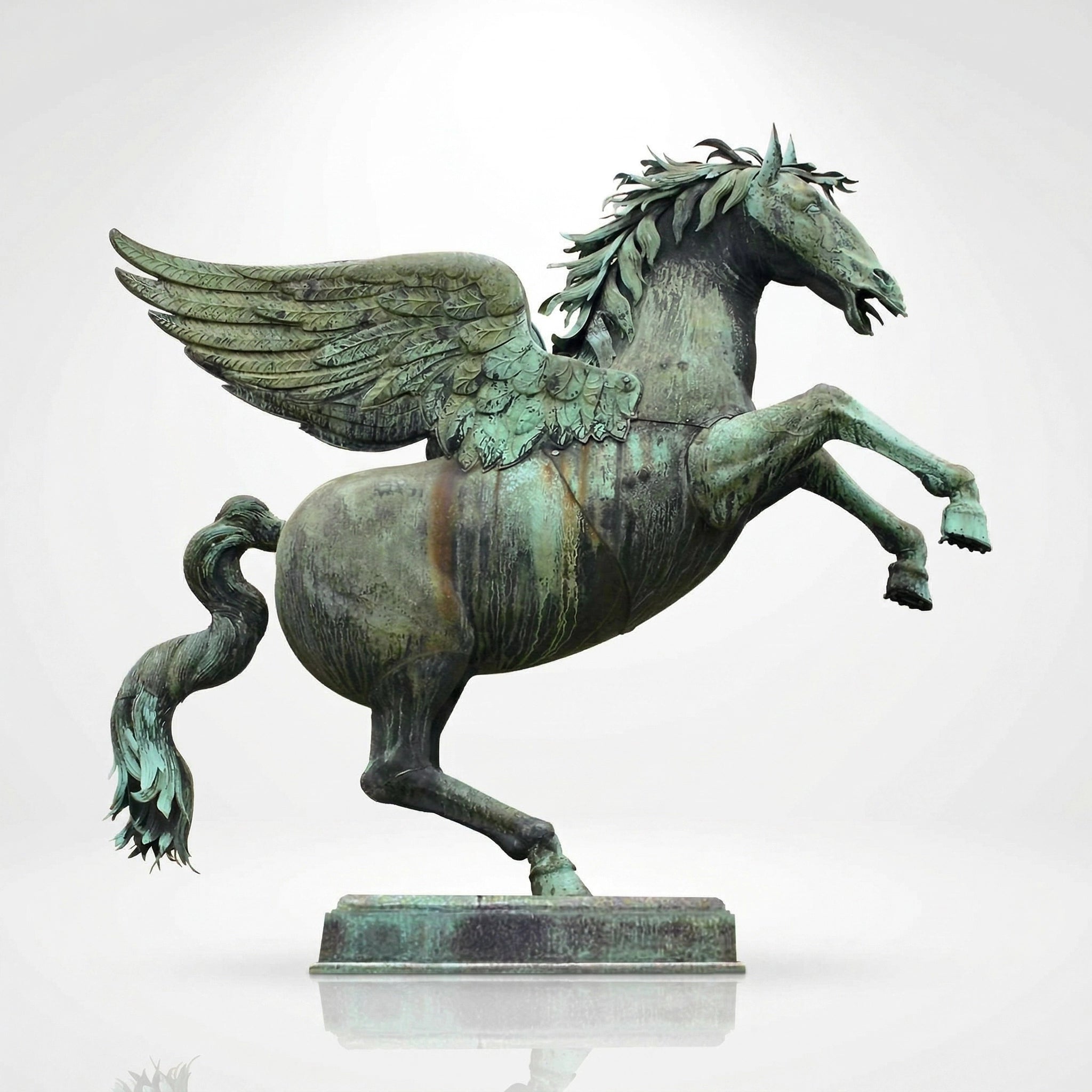 Vela-Bronze--Brass-Winged-Horse-Sculpture-Courtyard-Monument-VSBS-6843-05