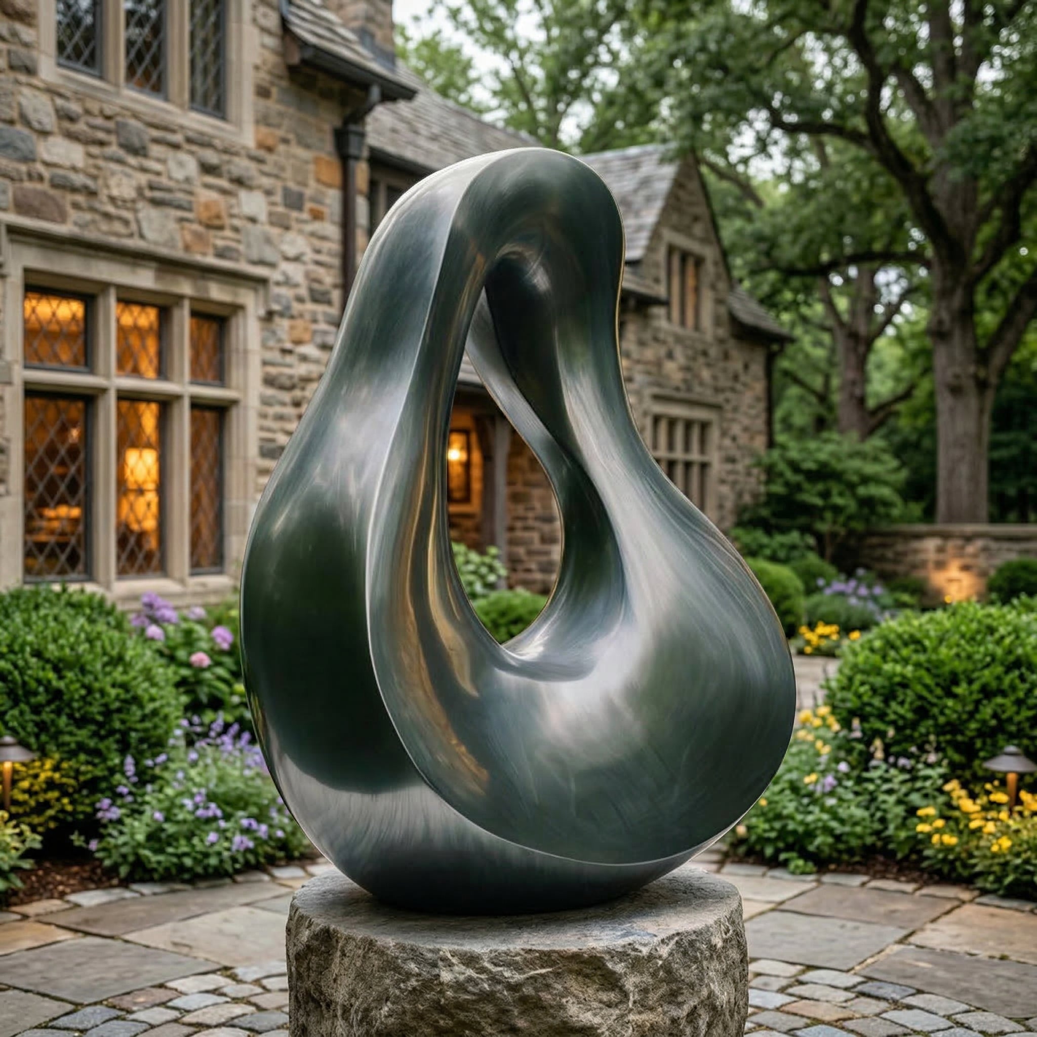 Vela Stainless Steel Modern Abstract Sculpture Entrance & Driveway VSSSS-7814
