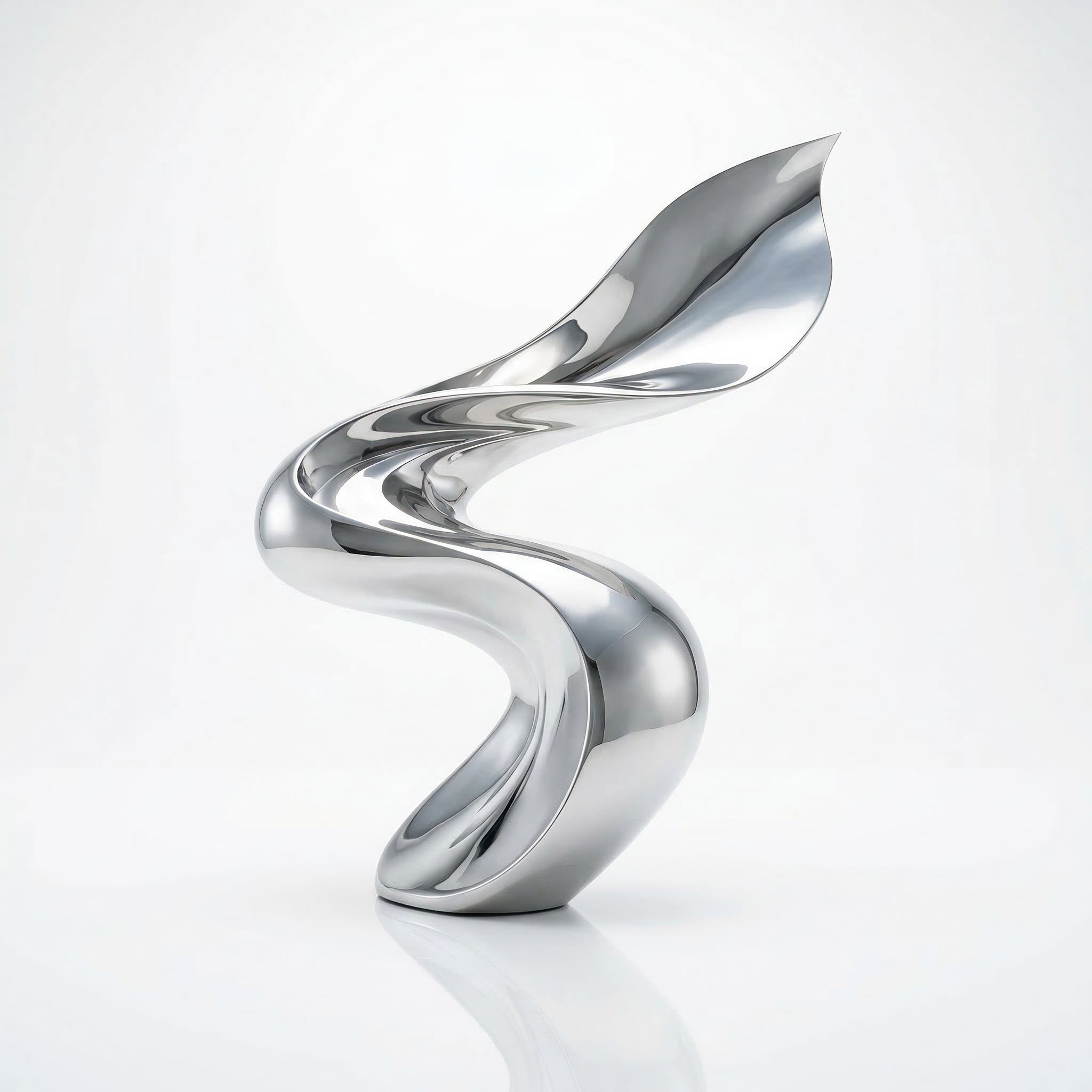 Vela Stainless Steel Modern Abstract Sculpture Ribbon Helix Poolside VSSSS-8034