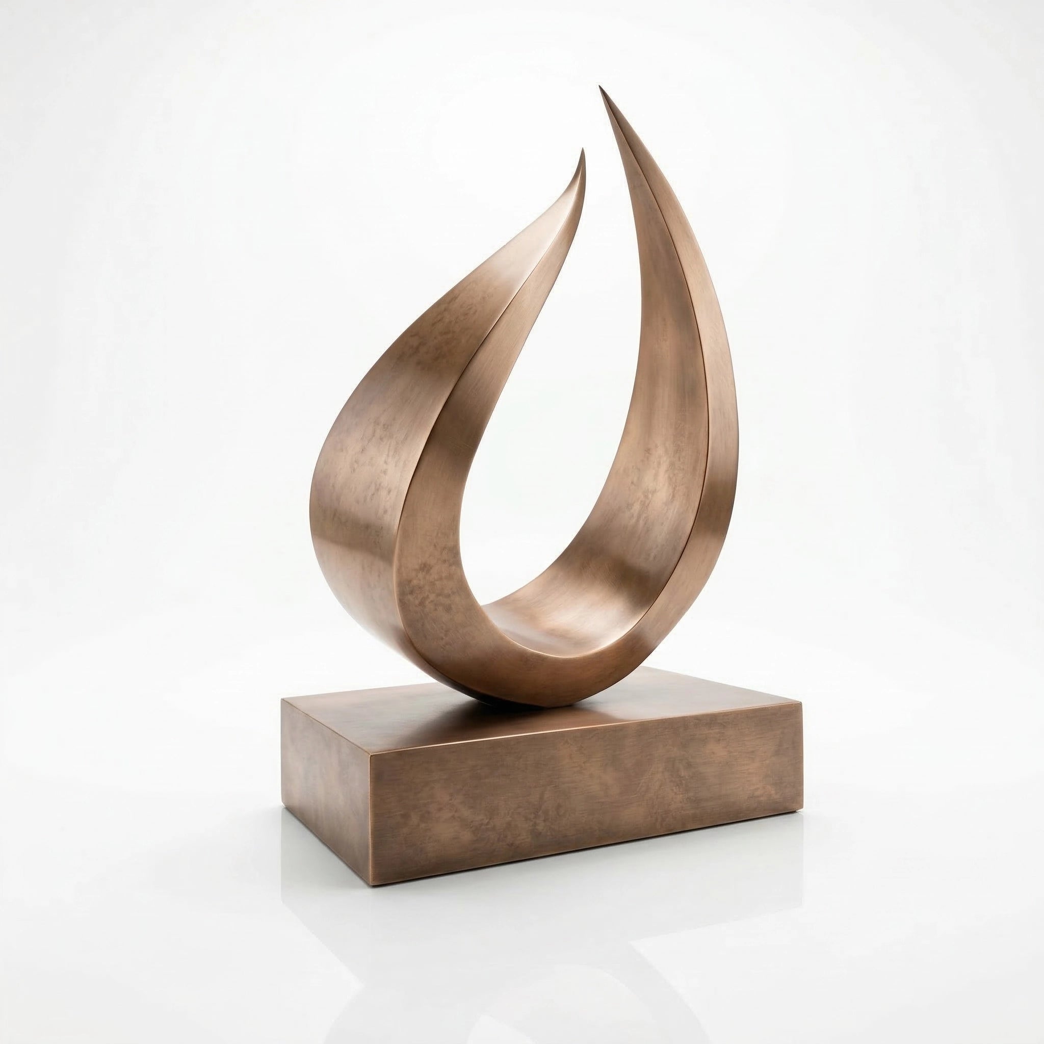 Vela-Bronze--Brass-Abstract-Architectural-Sculpture-Garden-Plinth-VSBS-7015-04