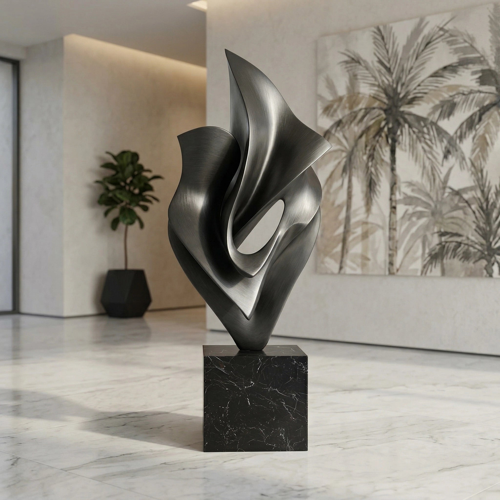 Vela-Bronze--Brass-Abstract-Ascent-Sculpture-Marble-Pedestal-VSBS-7542-04