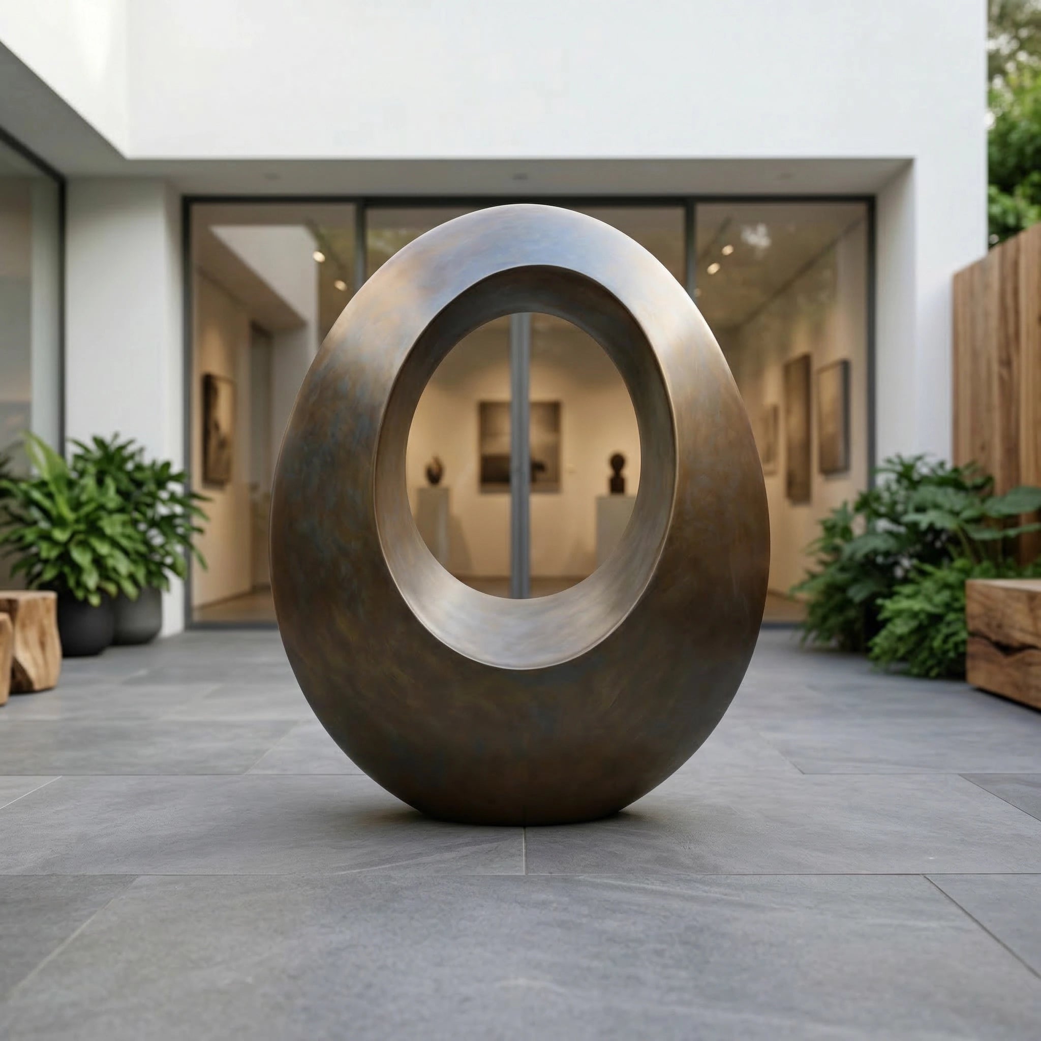Vela-Bronze--Brass-Abstract-Biomorphic-Sculpture-Courtyard-Void-Form-VSBS-7844-02