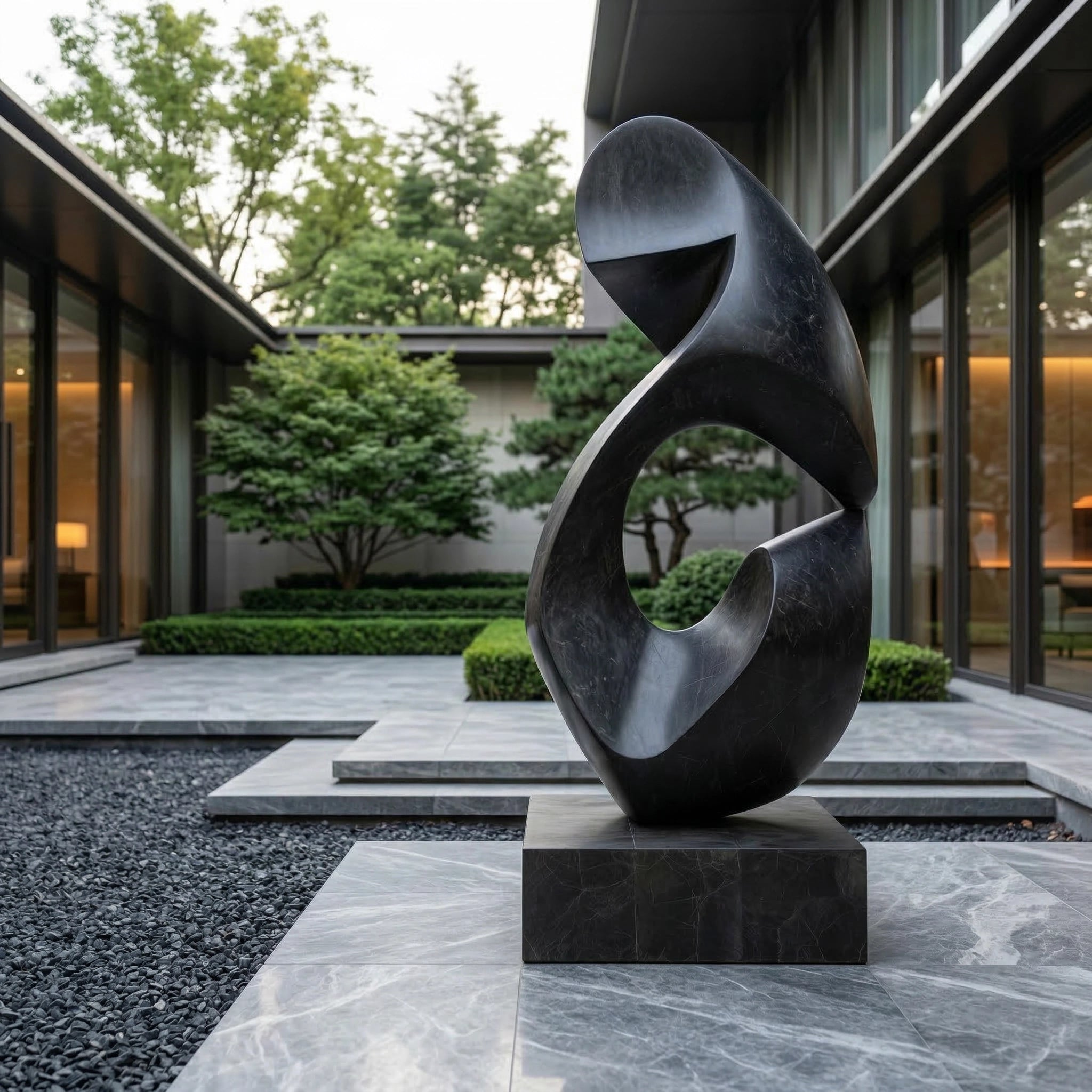Vela-Bronze--Brass-Abstract-Biomorphic-Sculpture-Entrance-Plinth-VSBS-7068-03