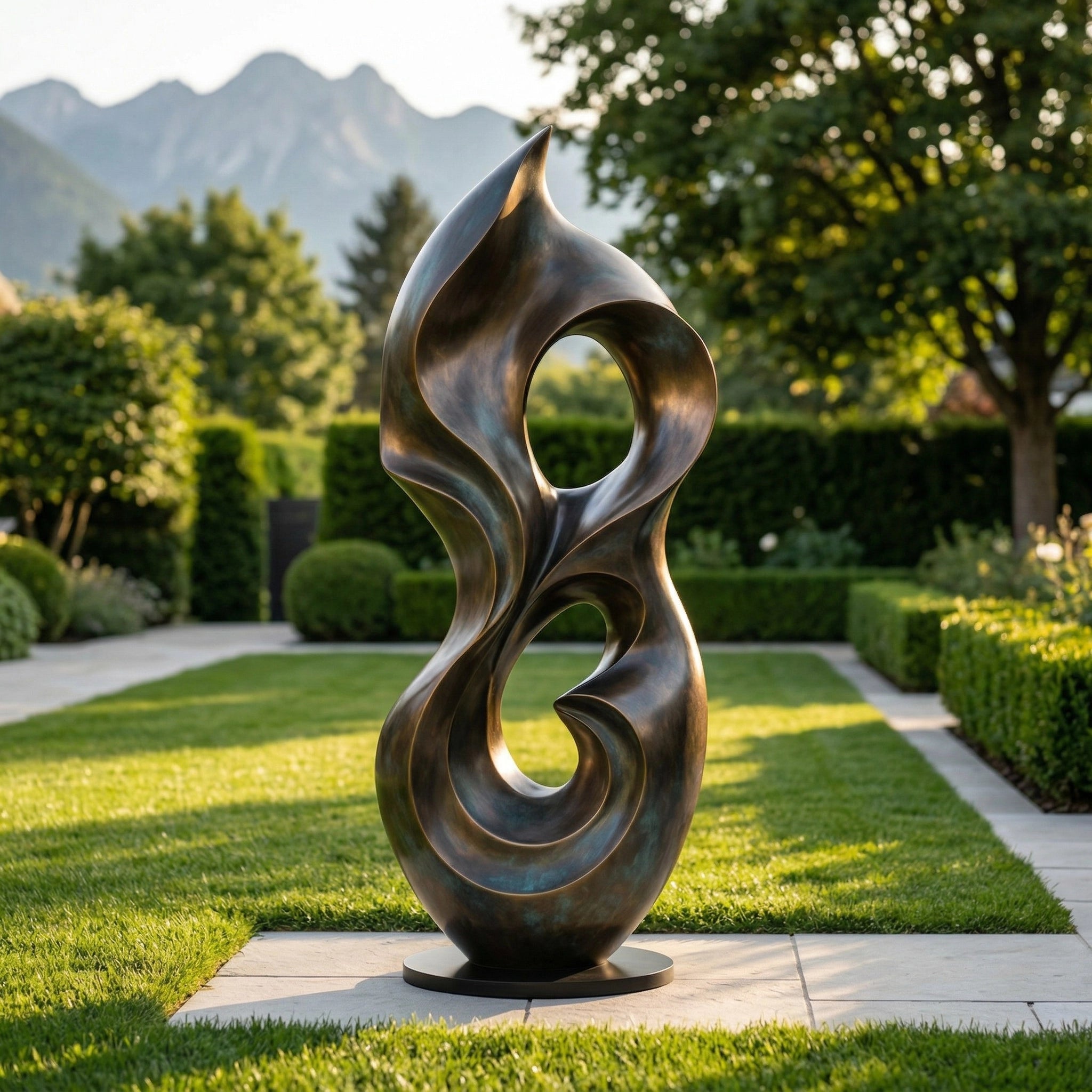 Vela-Bronze--Brass-Abstract-Biomorphic-Sculpture-Garden-Void-Form-VSBS-6881-03