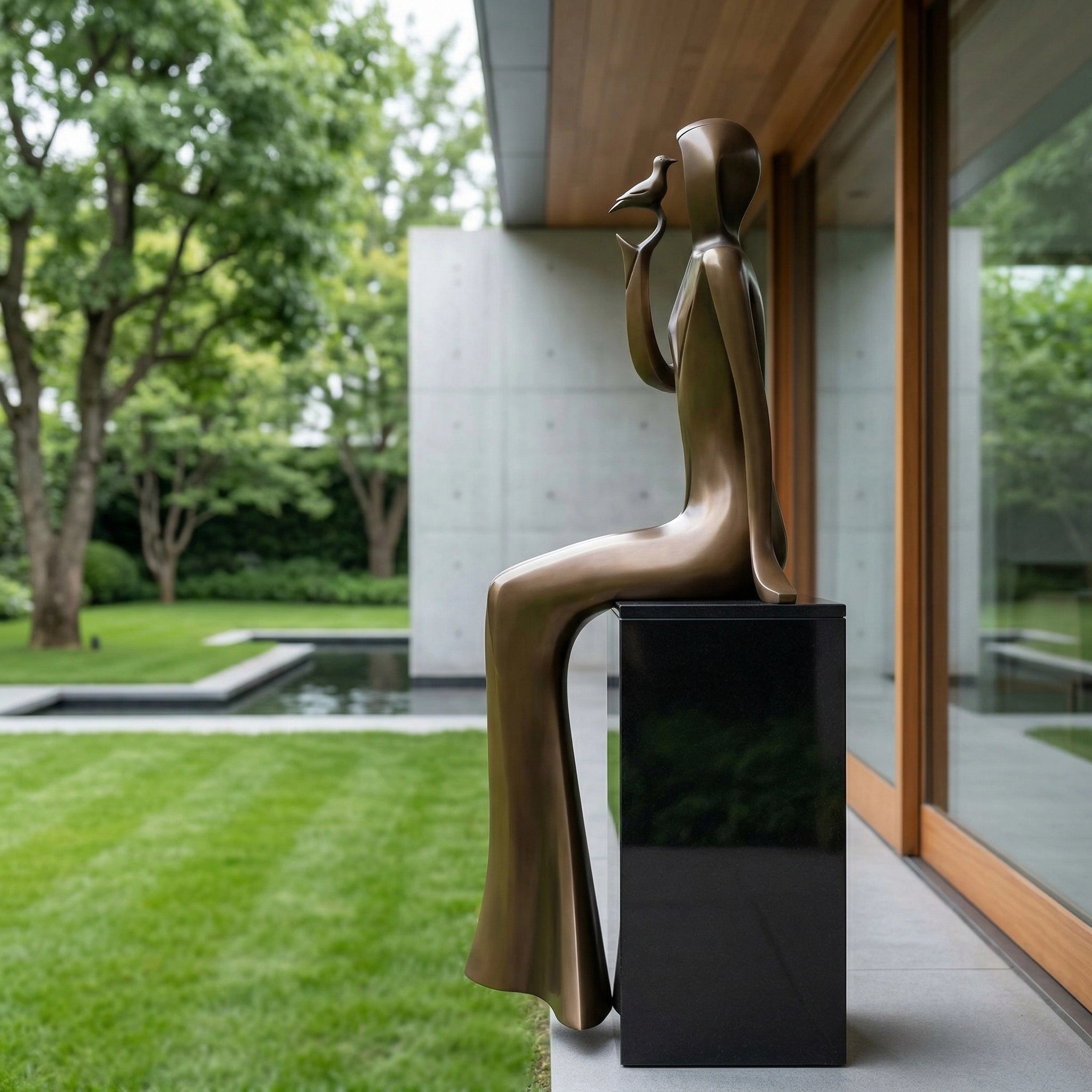 Vela-Bronze--Brass-Abstract-Figurative-Sculpture-Elongated-Silhouette-VSBS-5521-03