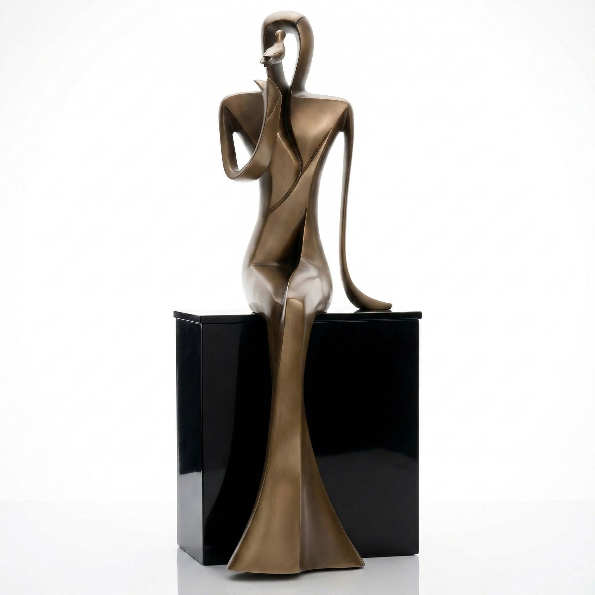 Vela-Bronze--Brass-Abstract-Figurative-Sculpture-Elongated-Silhouette-VSBS-5521-05