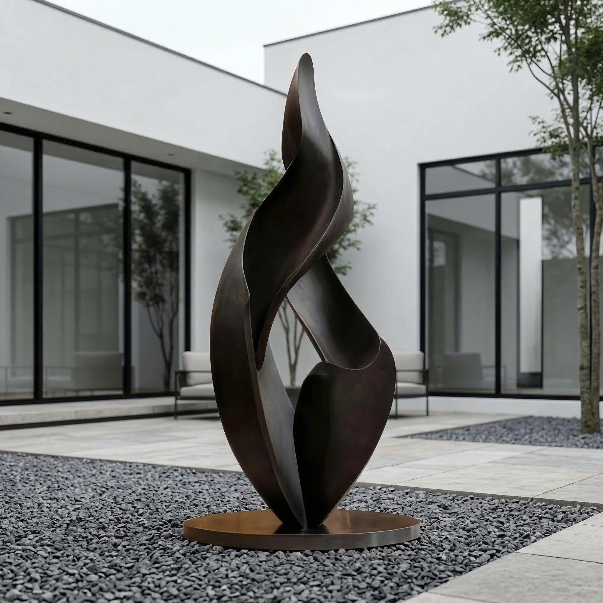 Vela-Bronze--Brass-Abstract-Flame-Sculpture-Courtyard-Statement-VSBS-9058-05