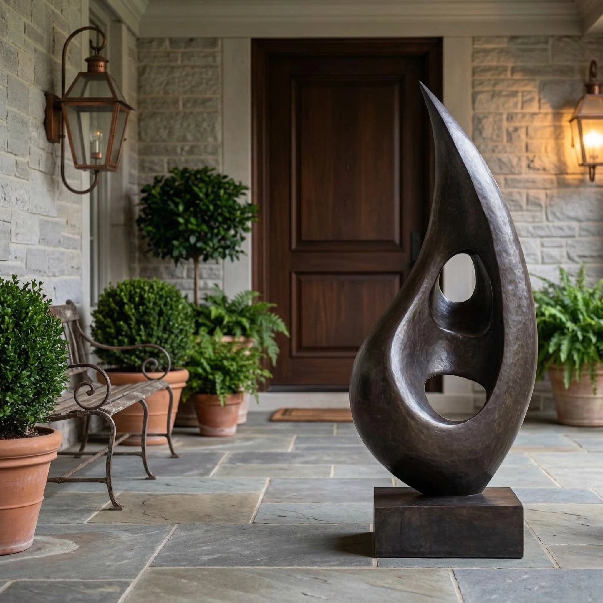 Vela-Bronze--Brass-Abstract-Flame-Sculpture-Entryway-Openwork-VSBS-8891-02