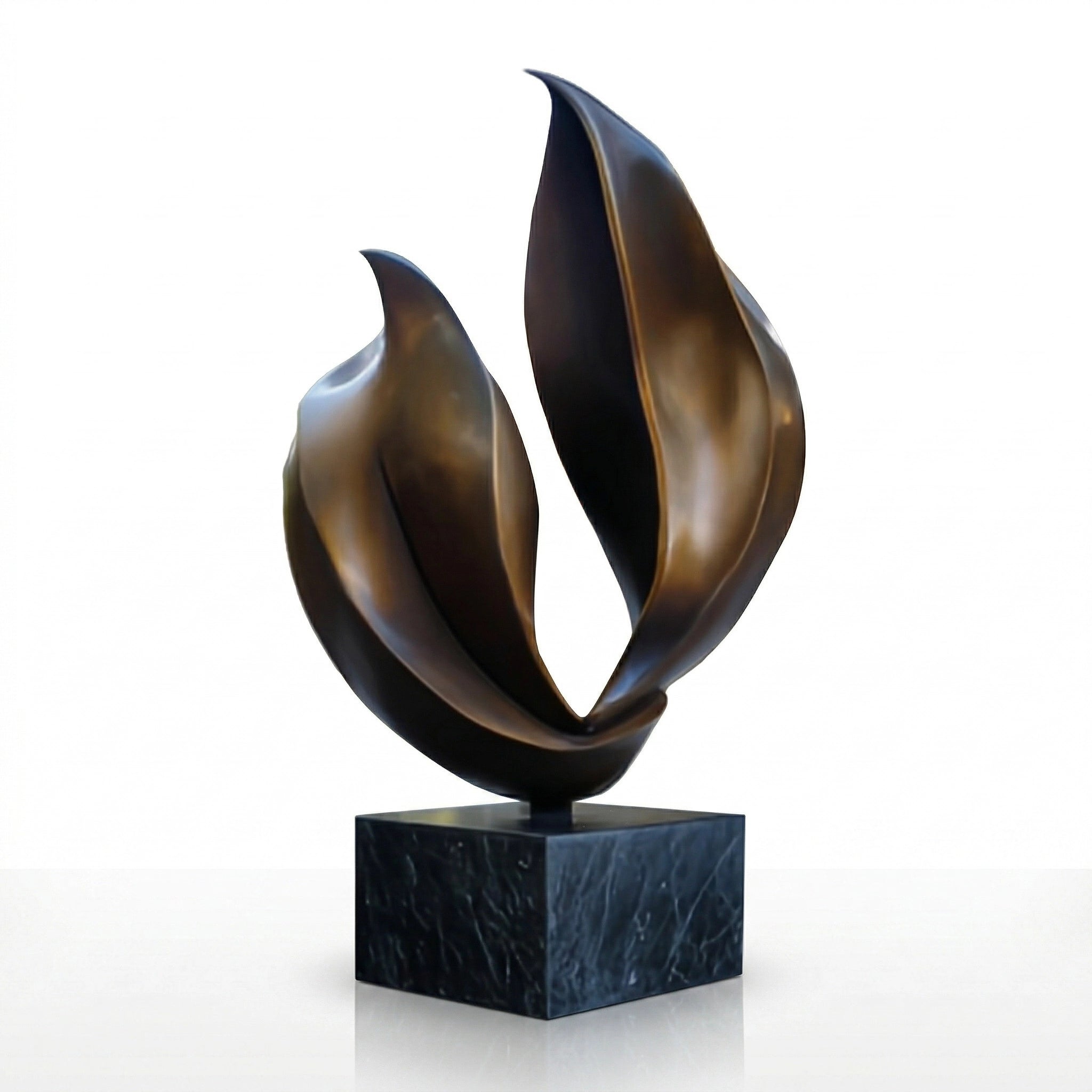 Vela-Bronze--Brass-Abstract-Flame-Sculpture-Poolside-Pedestal-VSBS-6584-04