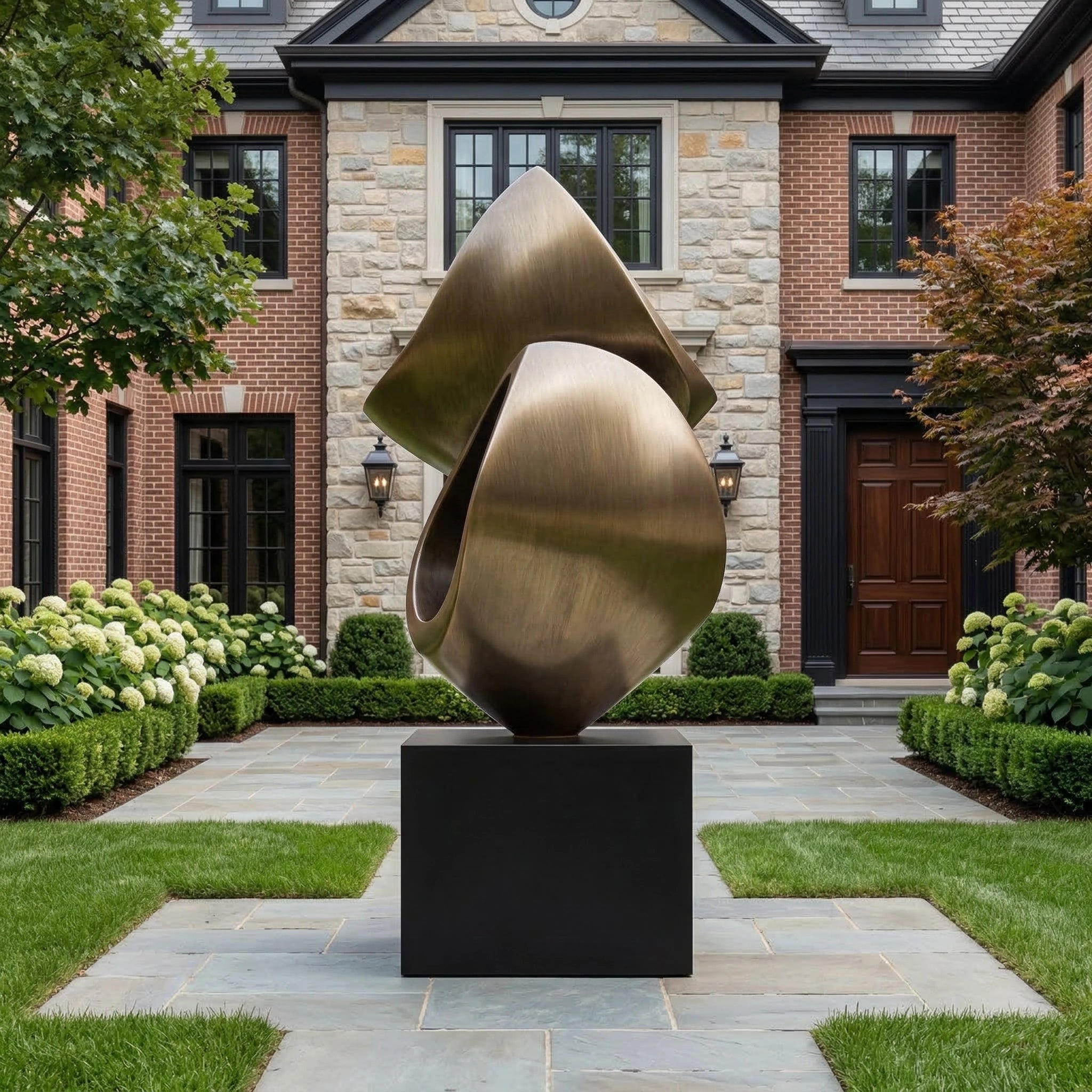 Vela-Bronze--Brass-Abstract-Form-Sculpture-Garden-Plinth-VSBS-6907-02
