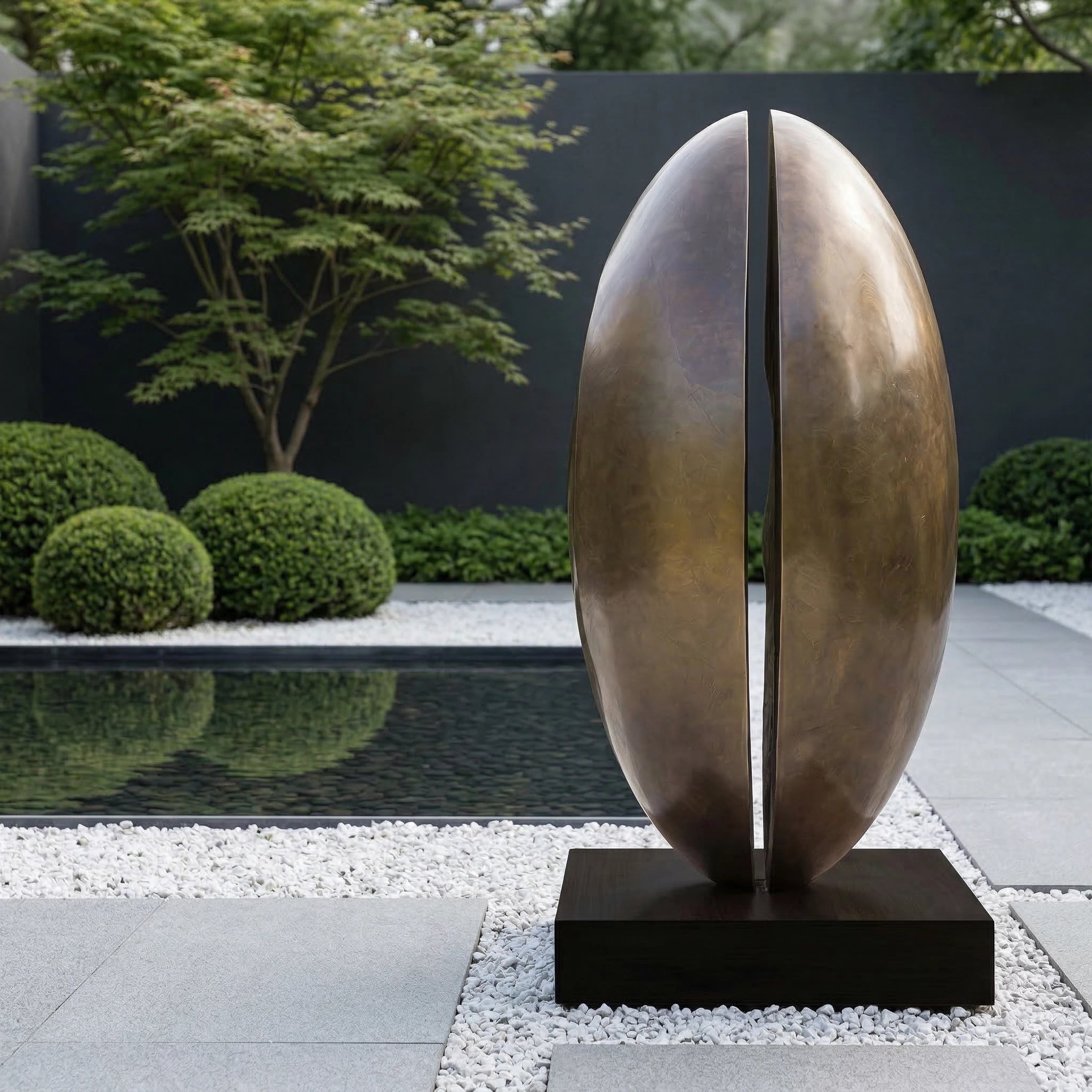 Vela-Bronze--Brass-Abstract-Form-Sculpture-Garden-Plinth-VSBS-9516-01