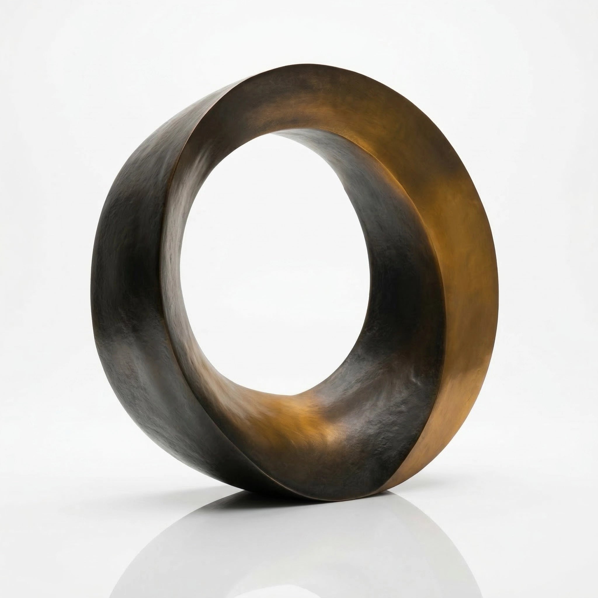 Vela-Bronze--Brass-Abstract-Geometric-Ring-Sculpture-Entrance-Looped-Form-VSBS-4821-04