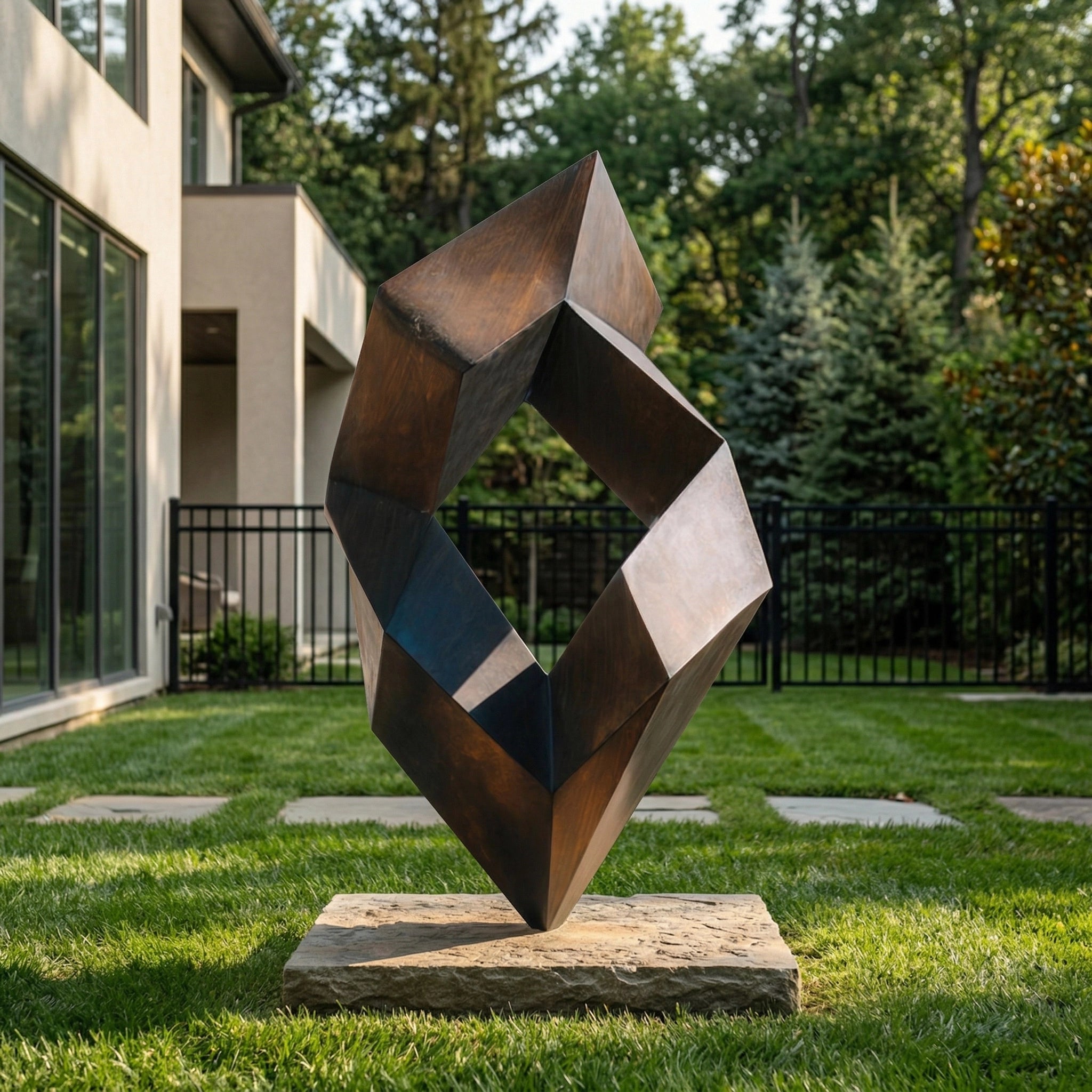 Vela-Bronze--Brass-Abstract-Geometric-Sculpture-Looping-Garden-Form-VSBS-2389-04