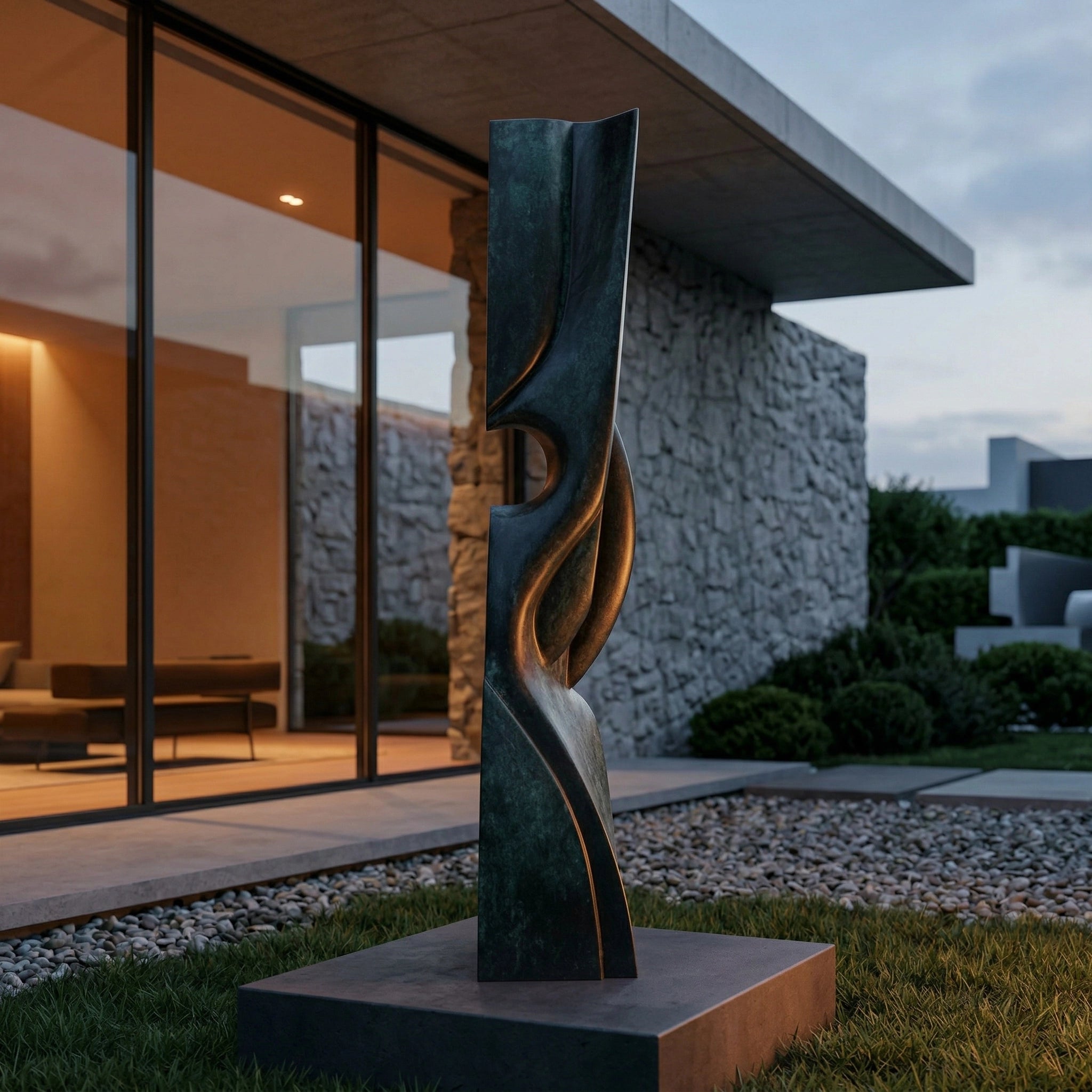Vela-Bronze--Brass-Abstract-Monolith-Sculpture-Garden-Courtyard-VSBS-6719-01