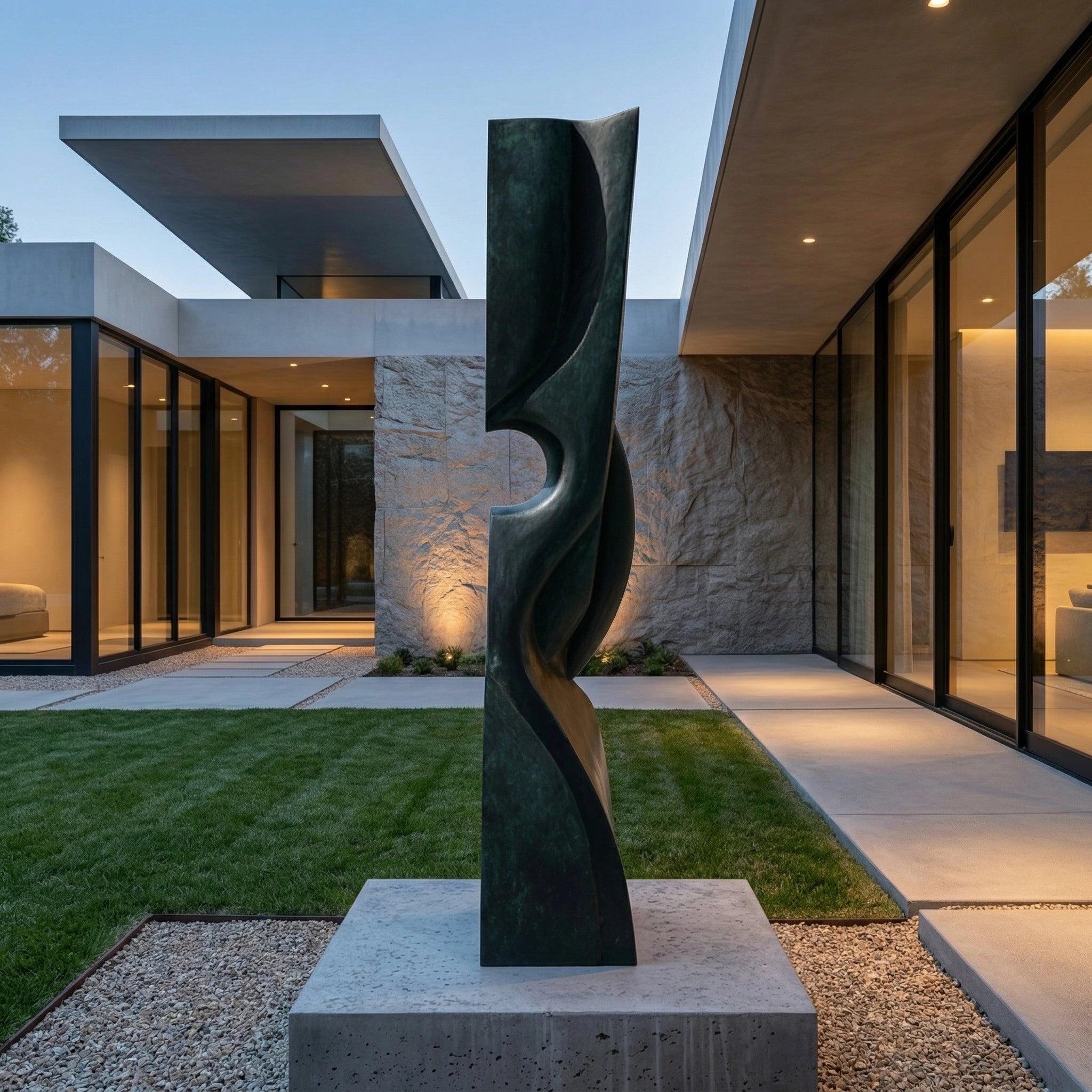 Vela-Bronze--Brass-Abstract-Monolith-Sculpture-Garden-Courtyard-VSBS-6719-04