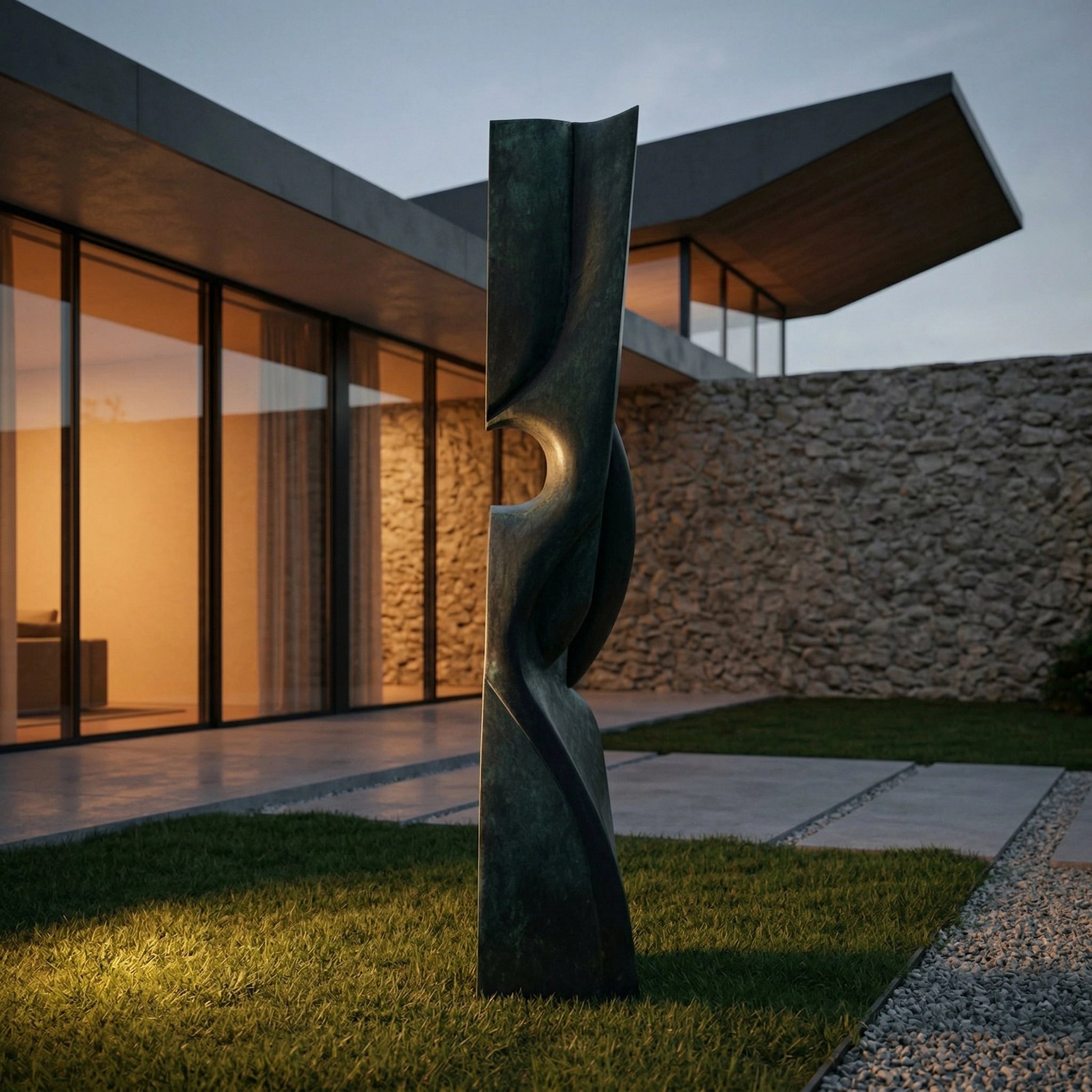 Vela-Bronze--Brass-Abstract-Monolith-Sculpture-Garden-Courtyard-VSBS-6719-05