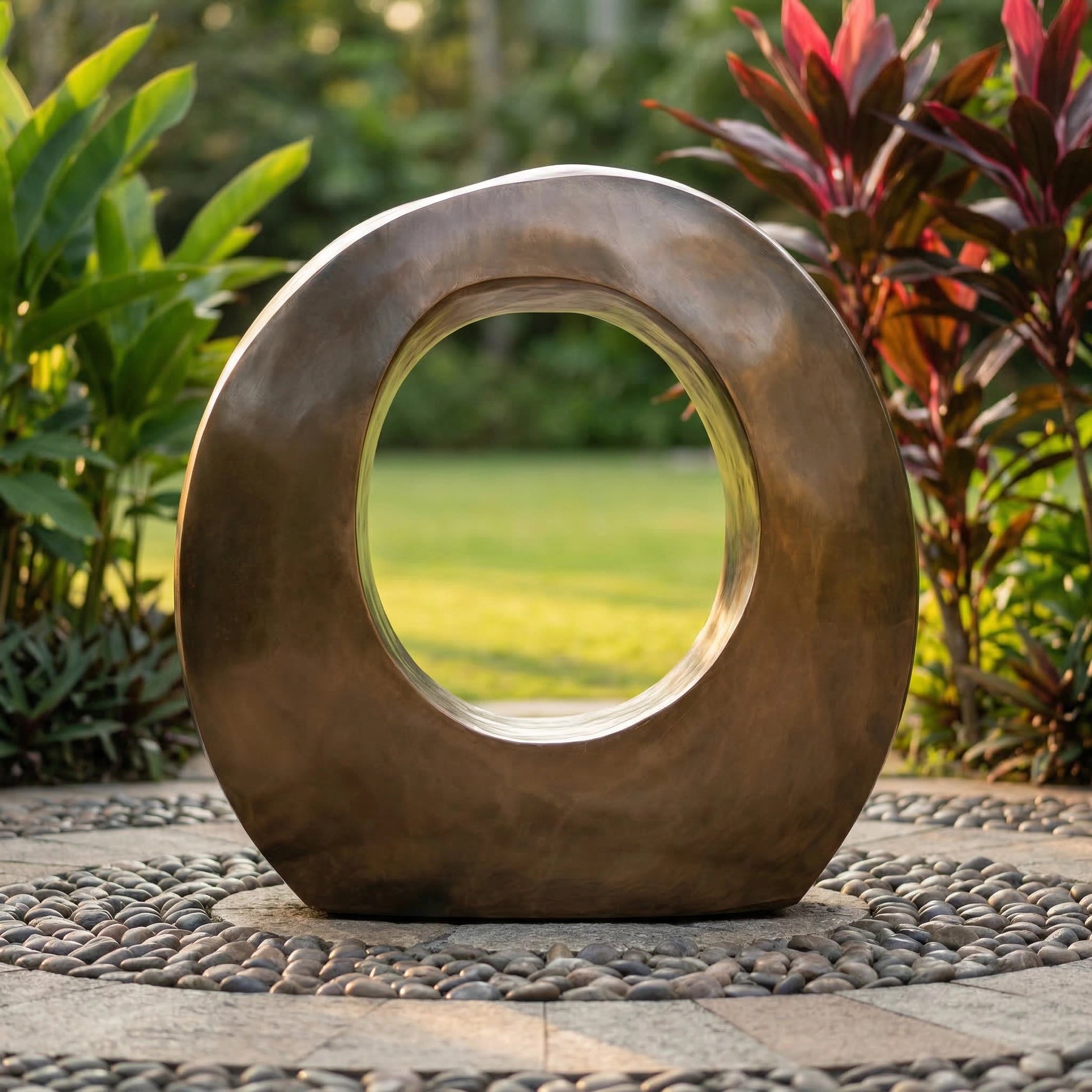 Vela-Bronze--Brass-Abstract-Portal-Sculpture-Garden-Ring-VSBS-9152-01