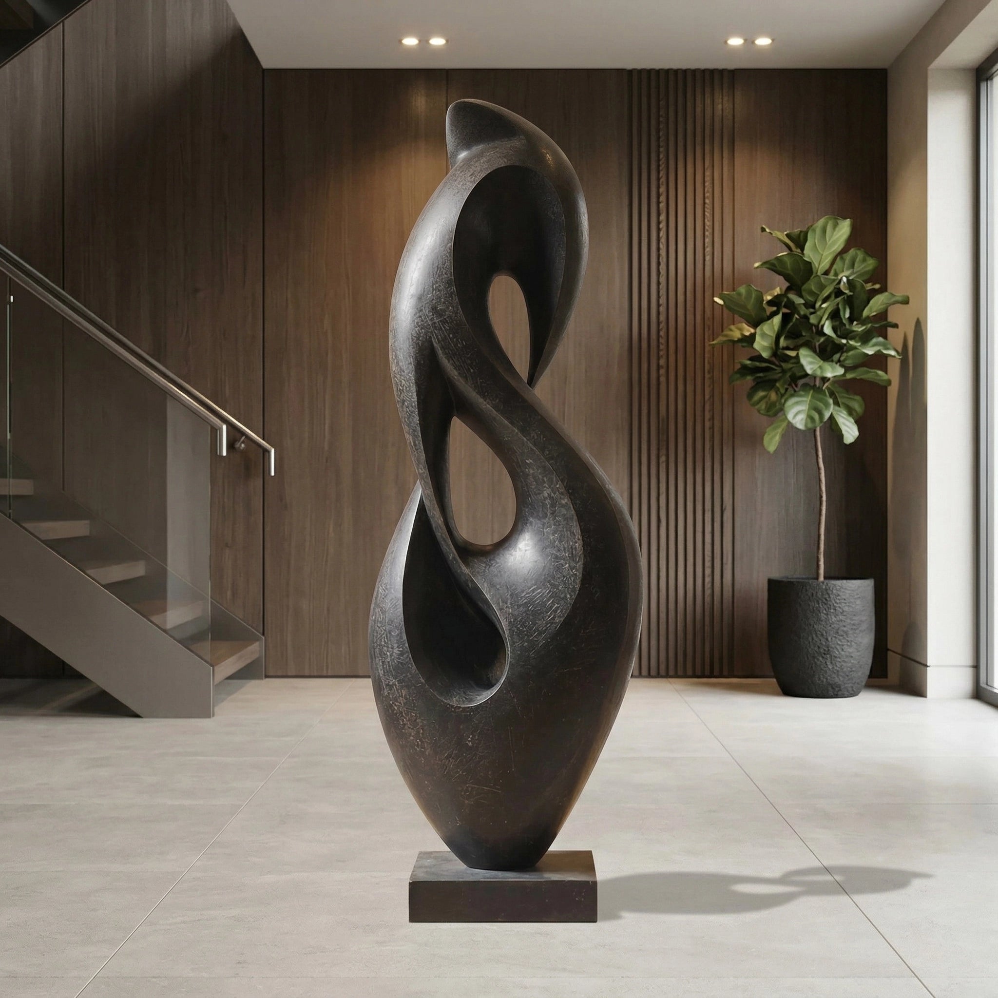 Vela-Bronze--Brass-Abstract-Ribbon-Sculpture-Floor-Standing-VSBS-8894-02