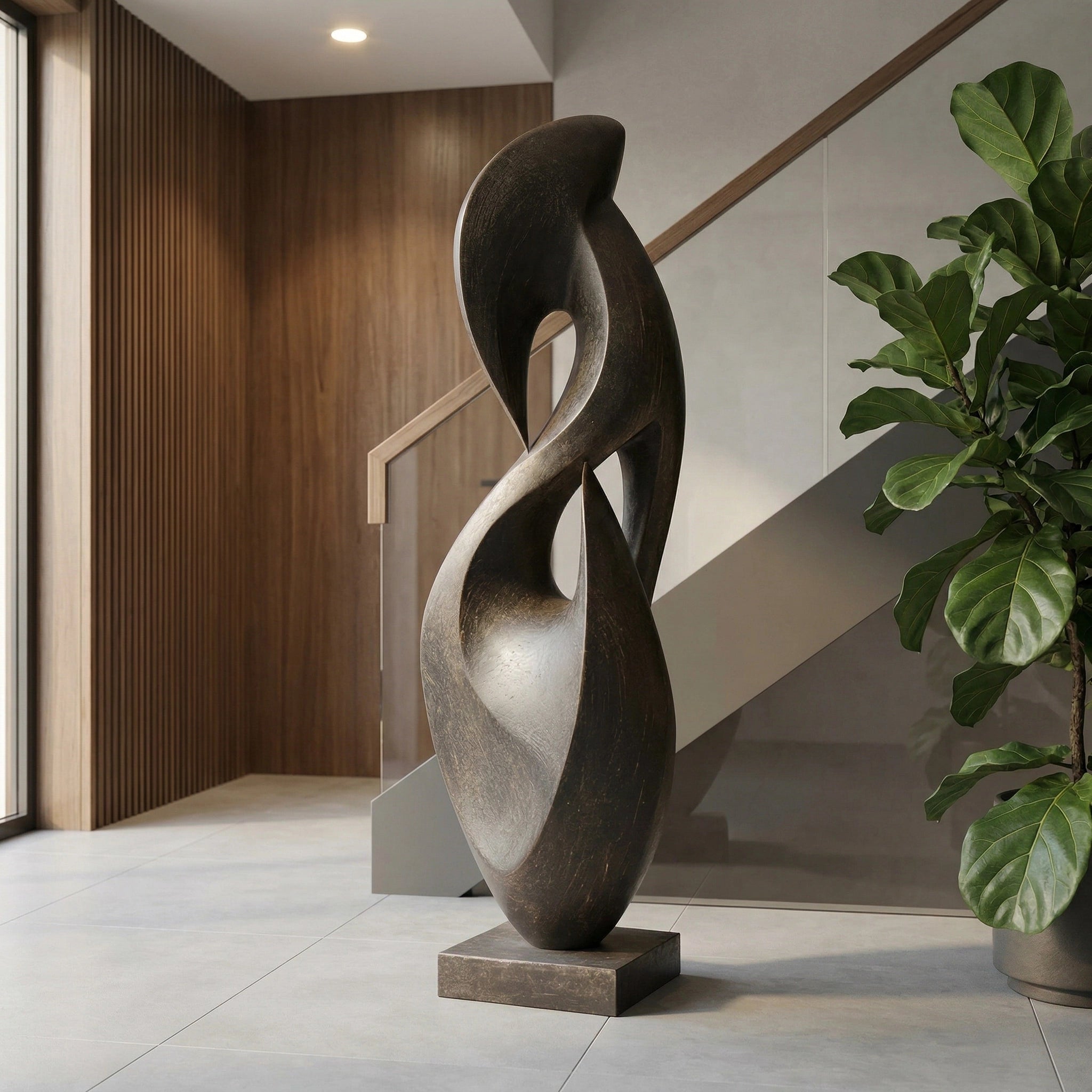 Vela-Bronze--Brass-Abstract-Ribbon-Sculpture-Floor-Standing-VSBS-8894-03