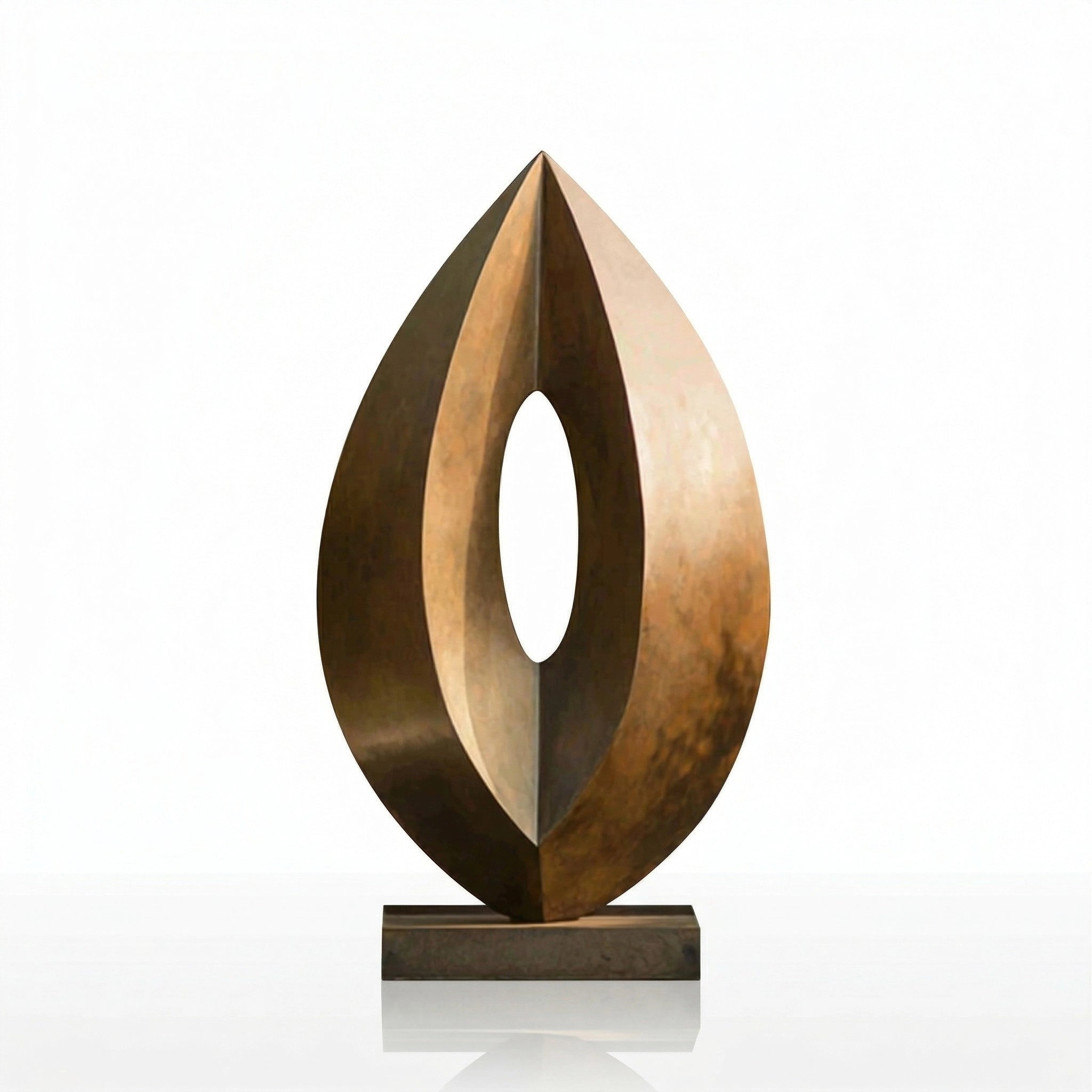 Vela-Bronze--Brass-Abstract-Seed-Form-Sculpture-Garden-Plinth-VSBS-2865-05