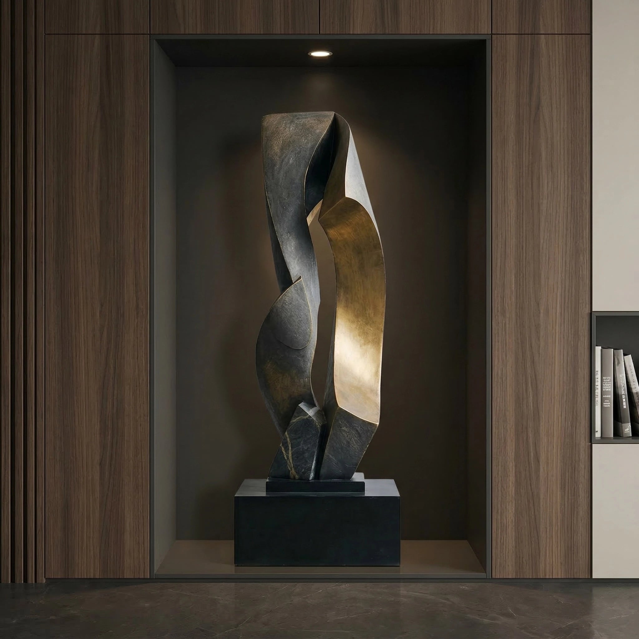 Vela-Bronze--Brass-Abstract-Torso-Sculpture-Console-Scale-VSBS-8574-03