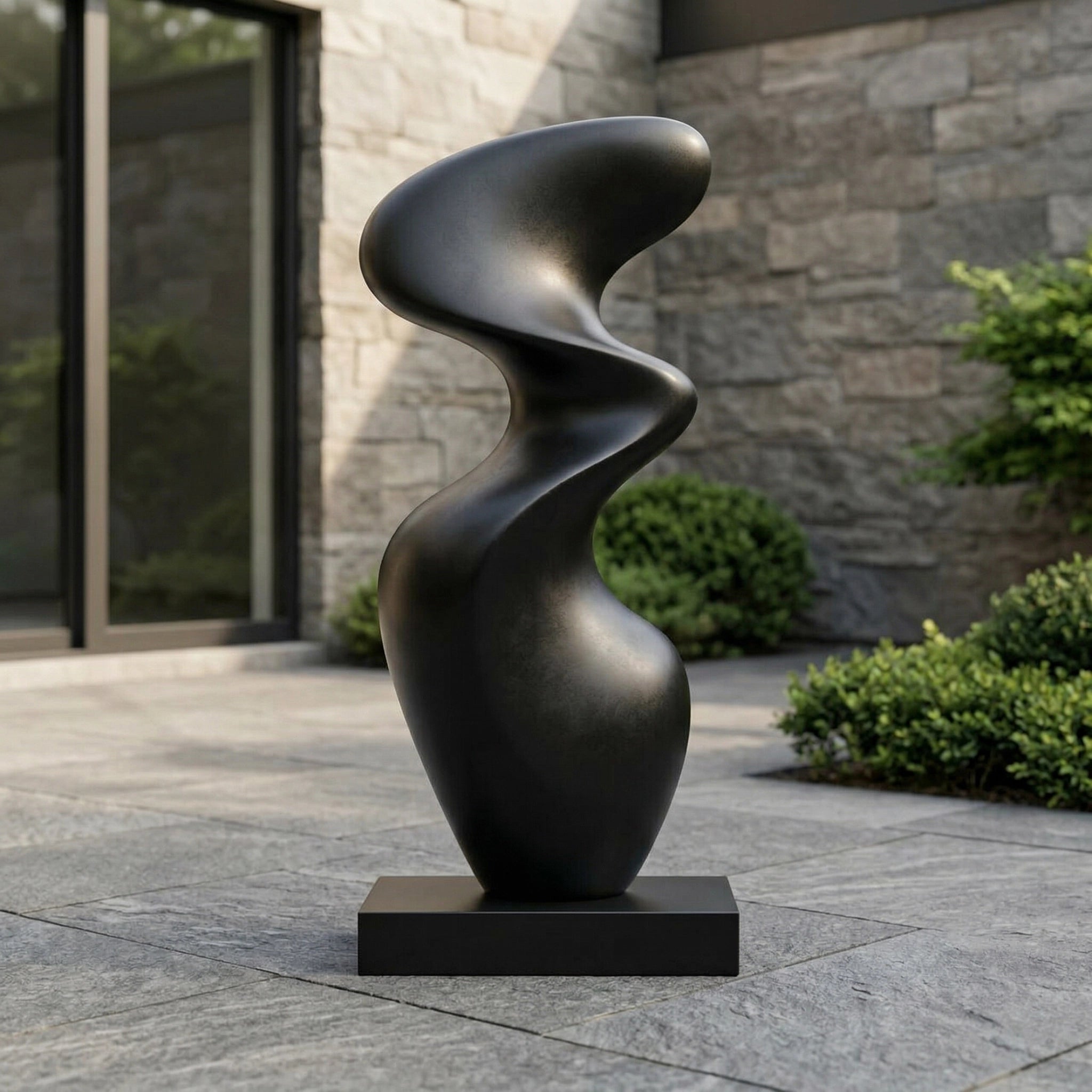 Vela-Bronze--Brass-Abstract-Torso-Sculpture-Entrance-Court-VSBS-5781-01