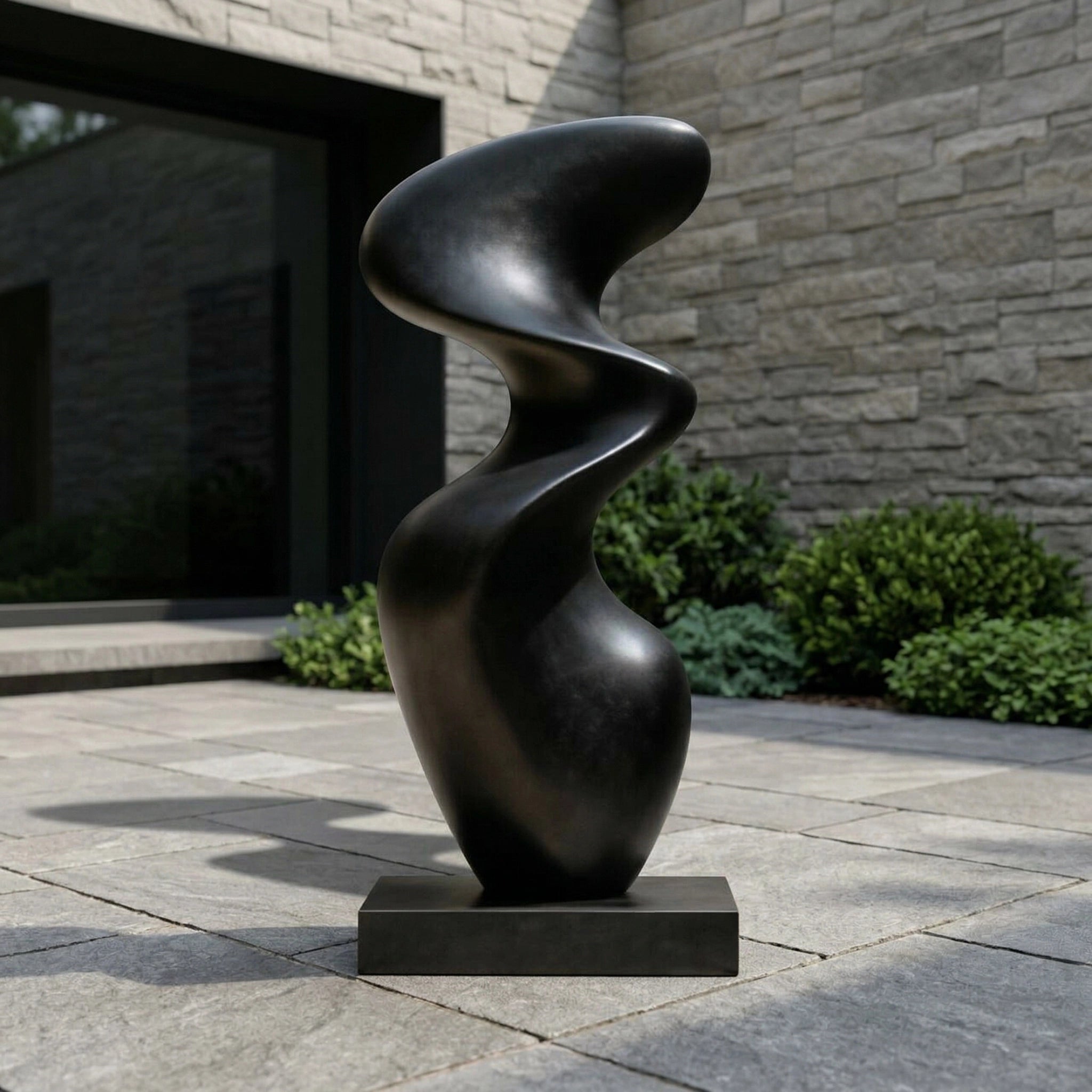 Vela-Bronze--Brass-Abstract-Torso-Sculpture-Entrance-Court-VSBS-5781-04