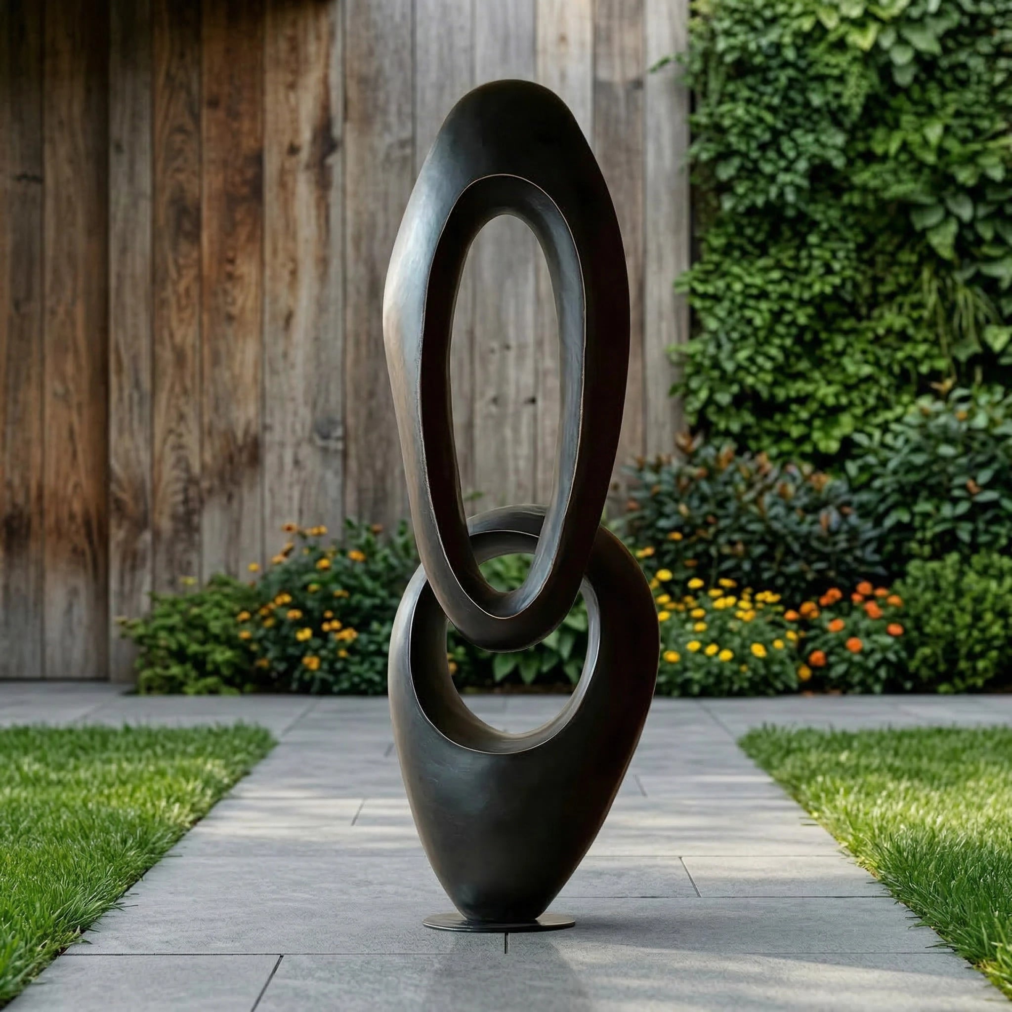 Vela-Bronze--Brass-Abstract-Torso-Sculpture-Garden-Void-Form-VSBS-8246-01