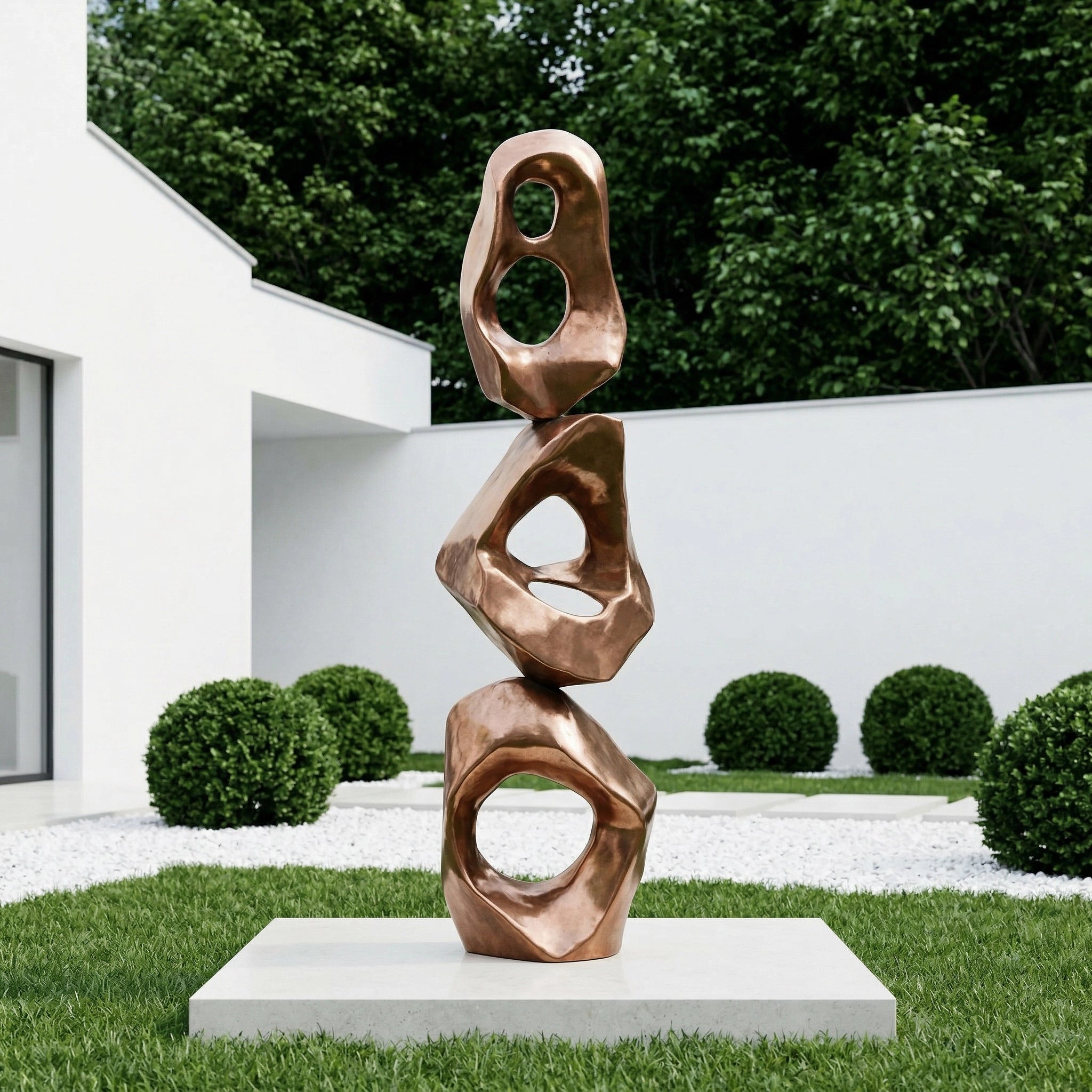 Vela-Bronze--Brass-Abstract-Totem-Sculpture-Garden-Placement-VSBS-5476-03