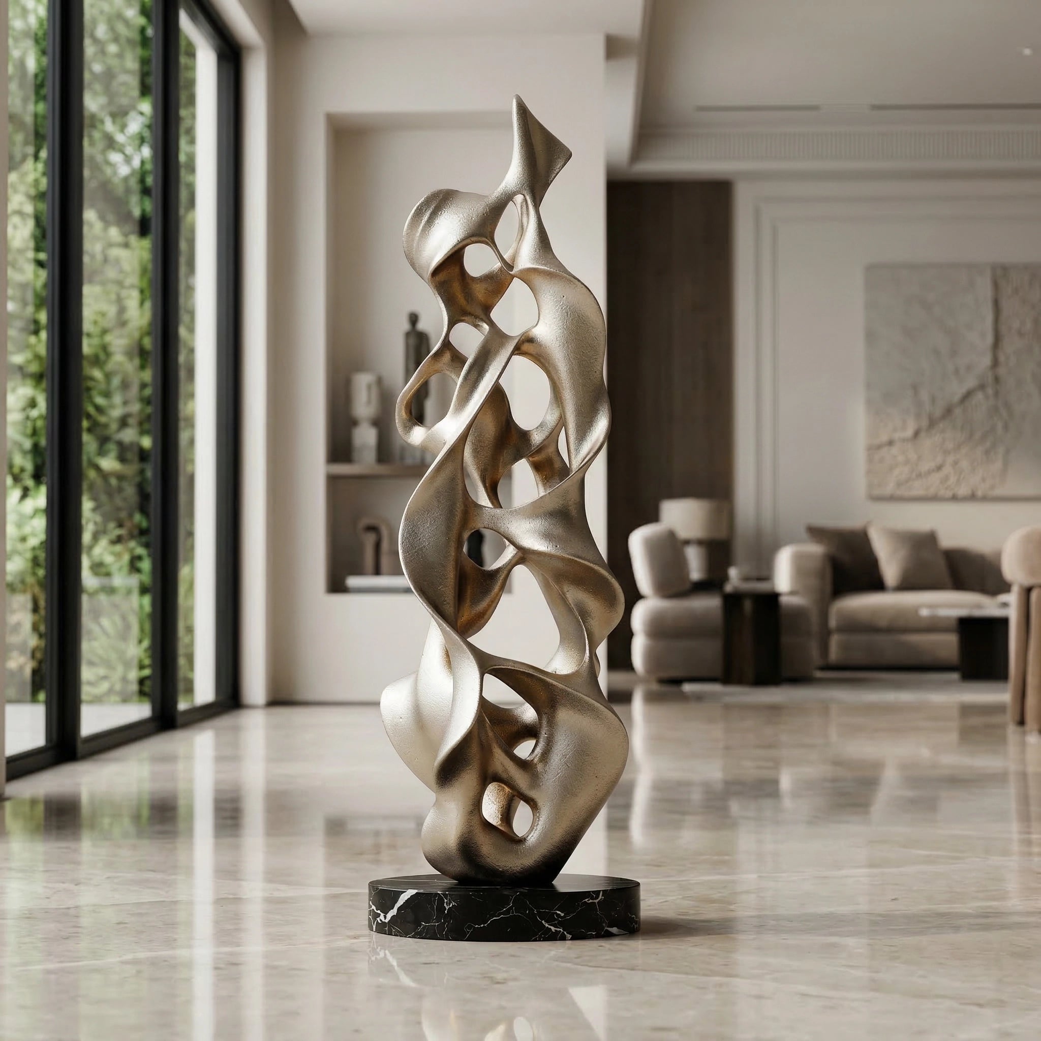 Vela-Bronze--Brass-Abstract-Totemic-Sculpture-Floor-Standing-VSBS-7063-01
