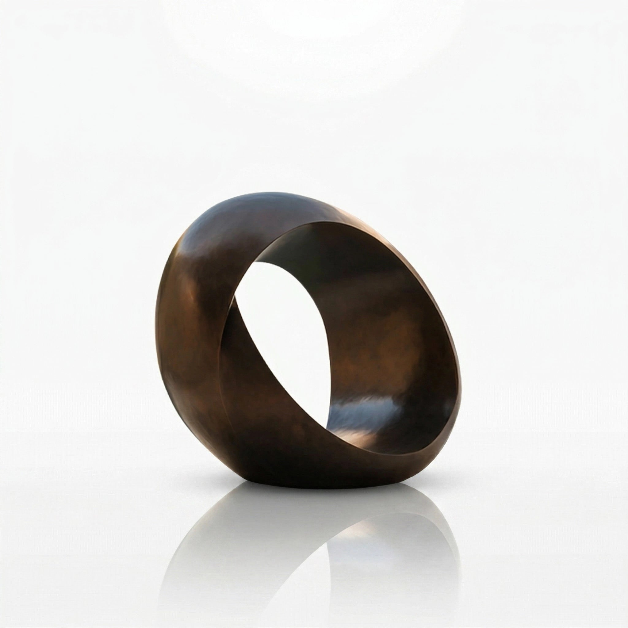 Vela-Bronze--Brass-Architectural-Geometric-Loop-Sculpture-Garden-Focal-Point-VSMaterialTypeCode-8173-04