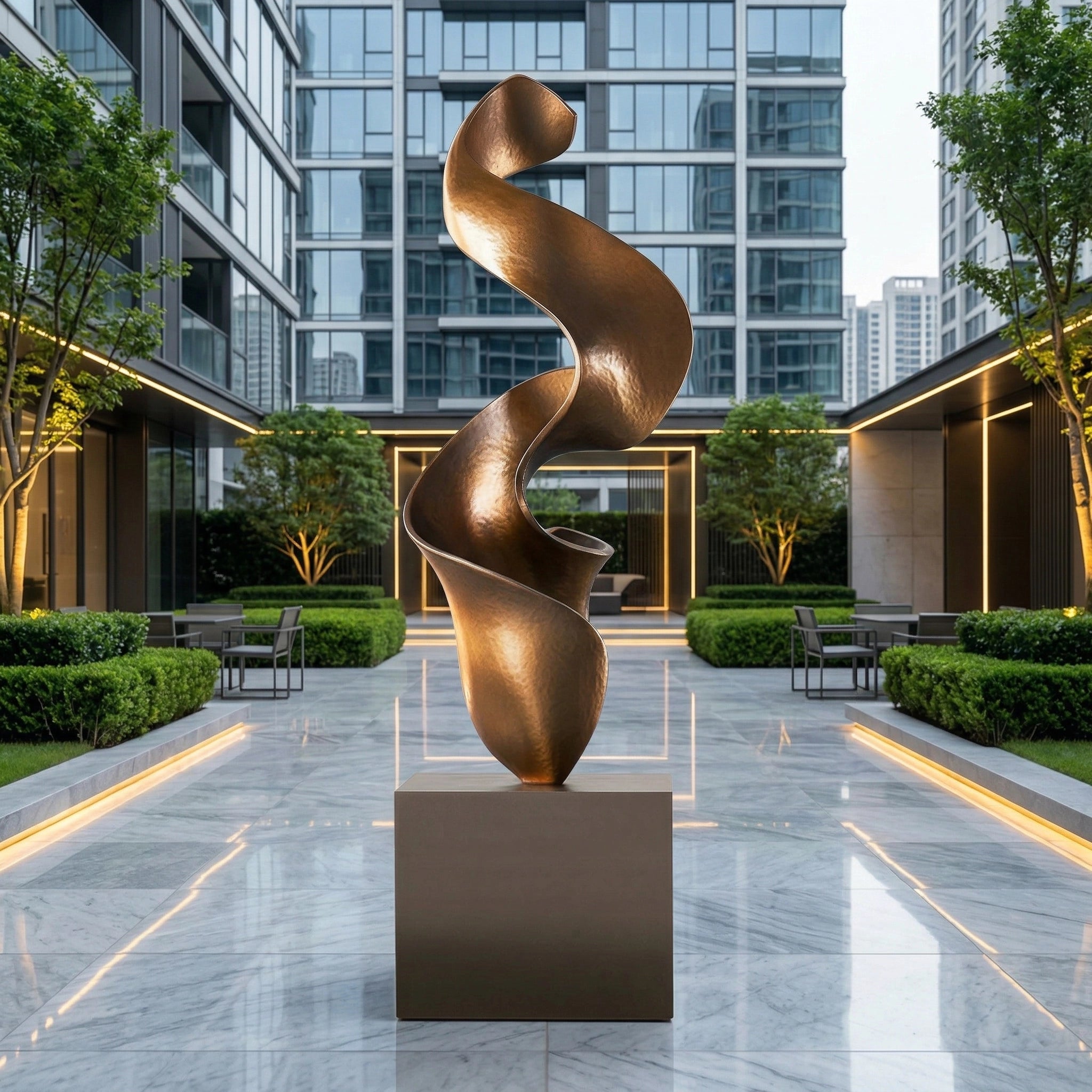 Vela-Bronze--Brass-Ascending-Ribbon-Sculpture-Courtyard-Statement-VSBS-7748-03