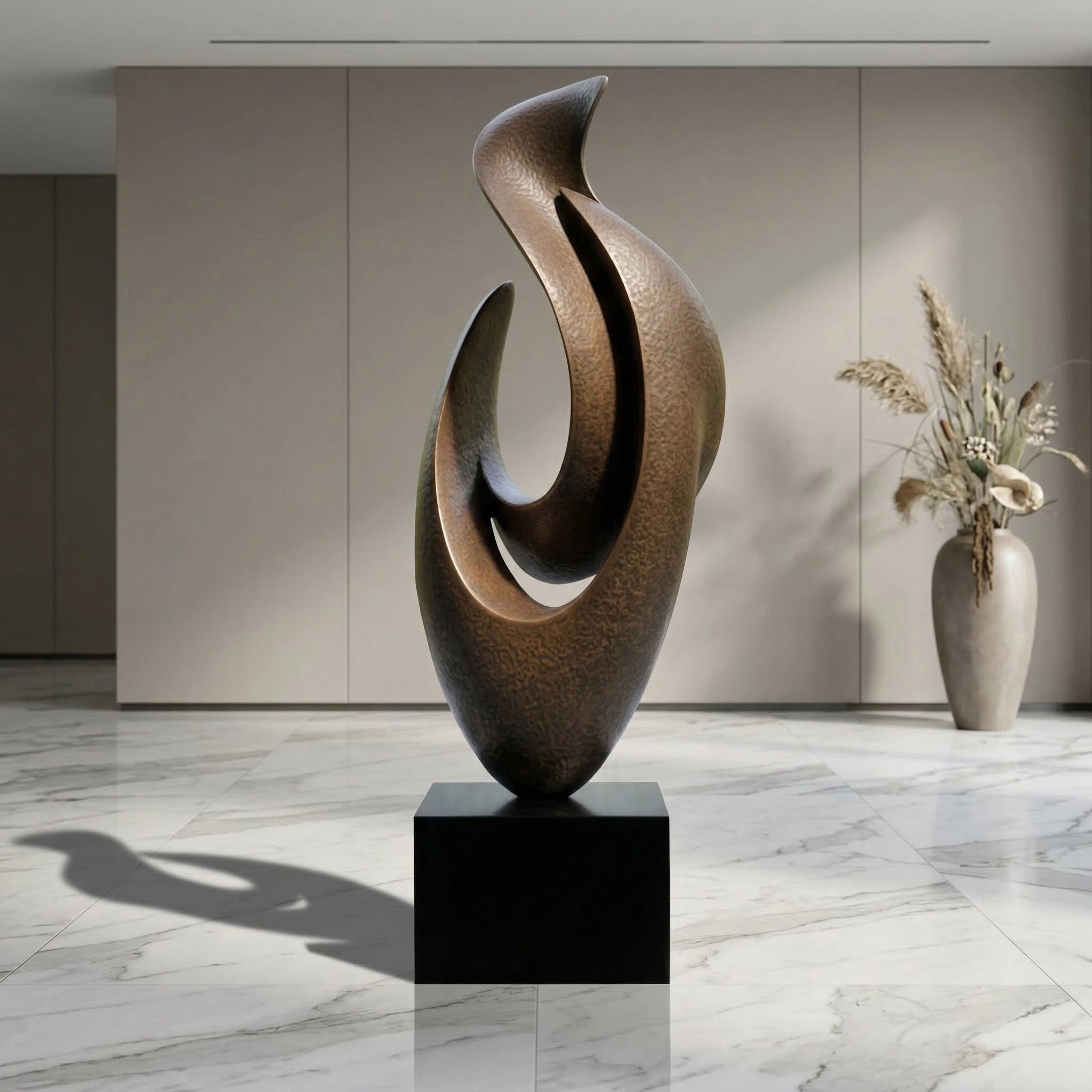 Vela-Bronze--Brass-Biomorphic-Form-Sculpture-Indoor-Statement-Piece-VSBS-8472-01