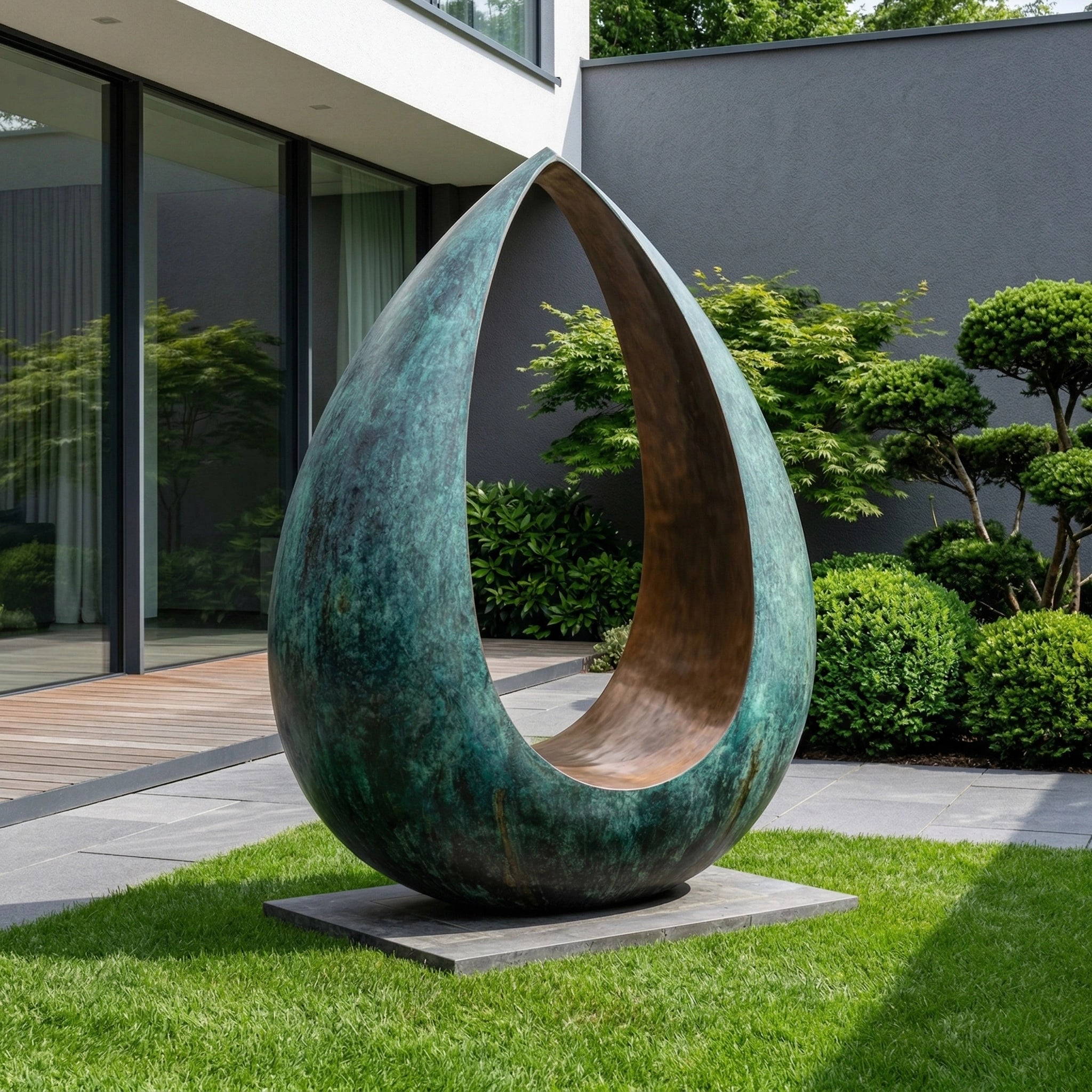 Vela-Bronze--Brass-Biomorphic-Void-Sculpture-Garden-Courtyard-VSBS-7419-01