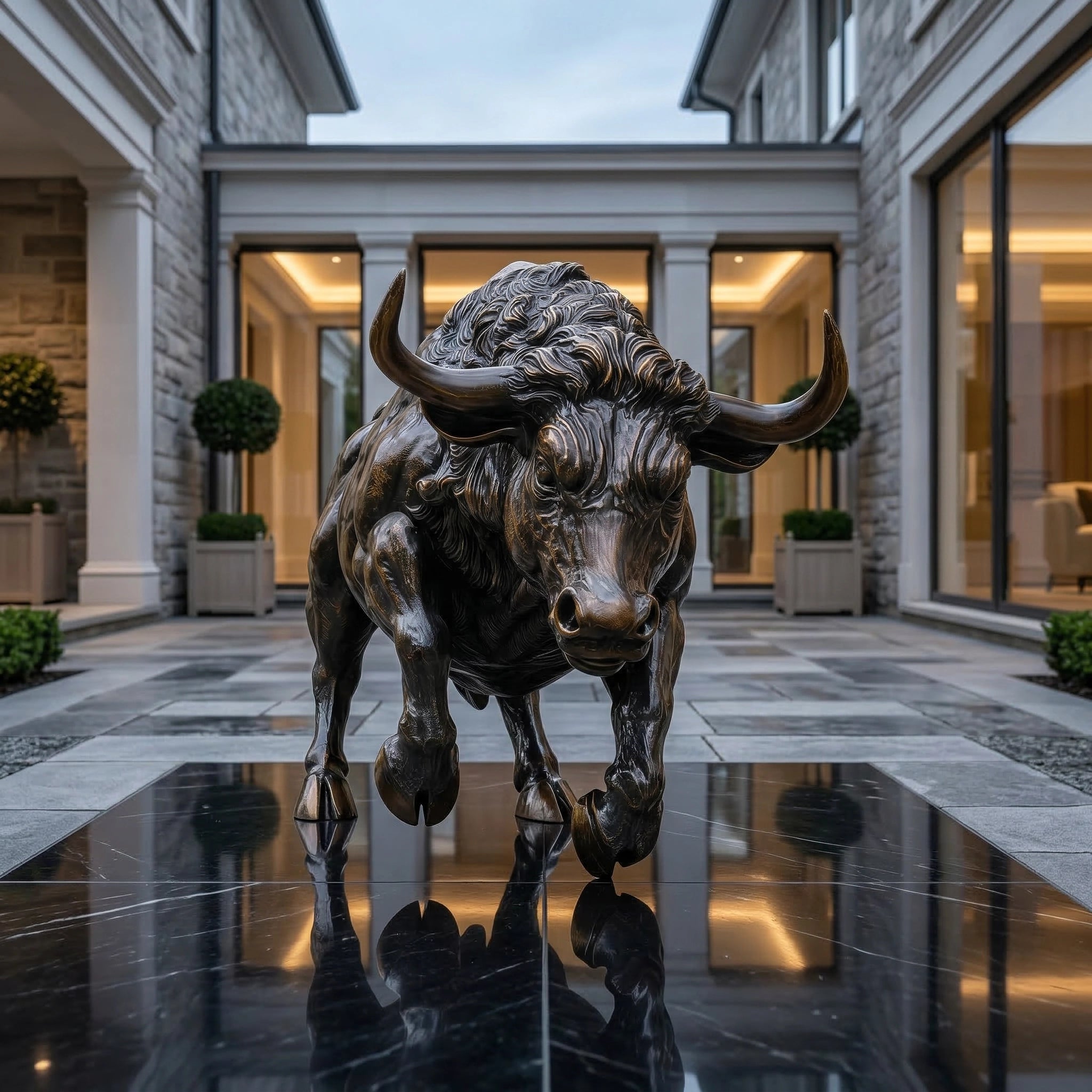 Vela-Bronze--Brass-Bull-Sculpture-Entrance-Statement-VSMaterialTypeCode-6184-01