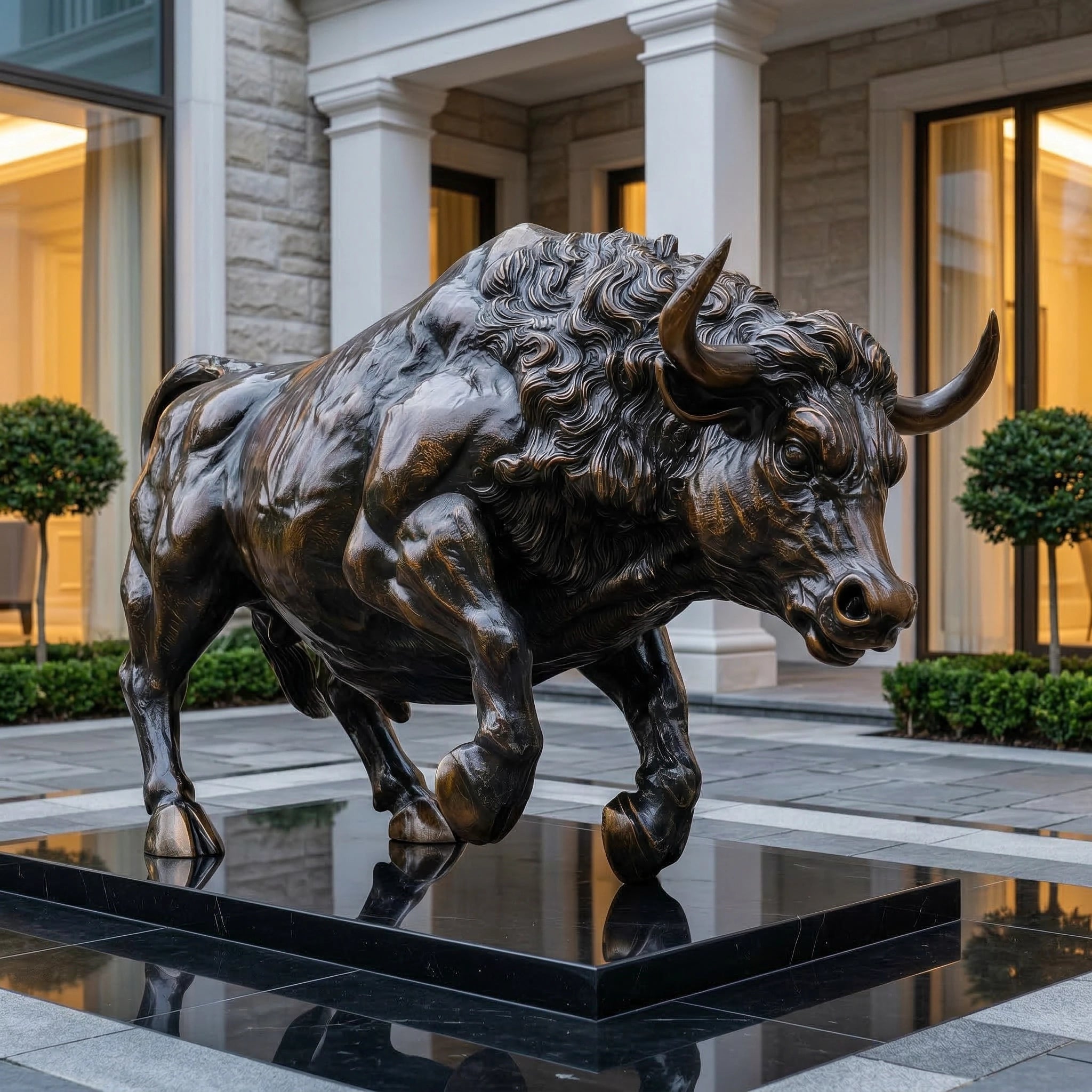 Vela-Bronze--Brass-Bull-Sculpture-Entrance-Statement-VSMaterialTypeCode-6184-03
