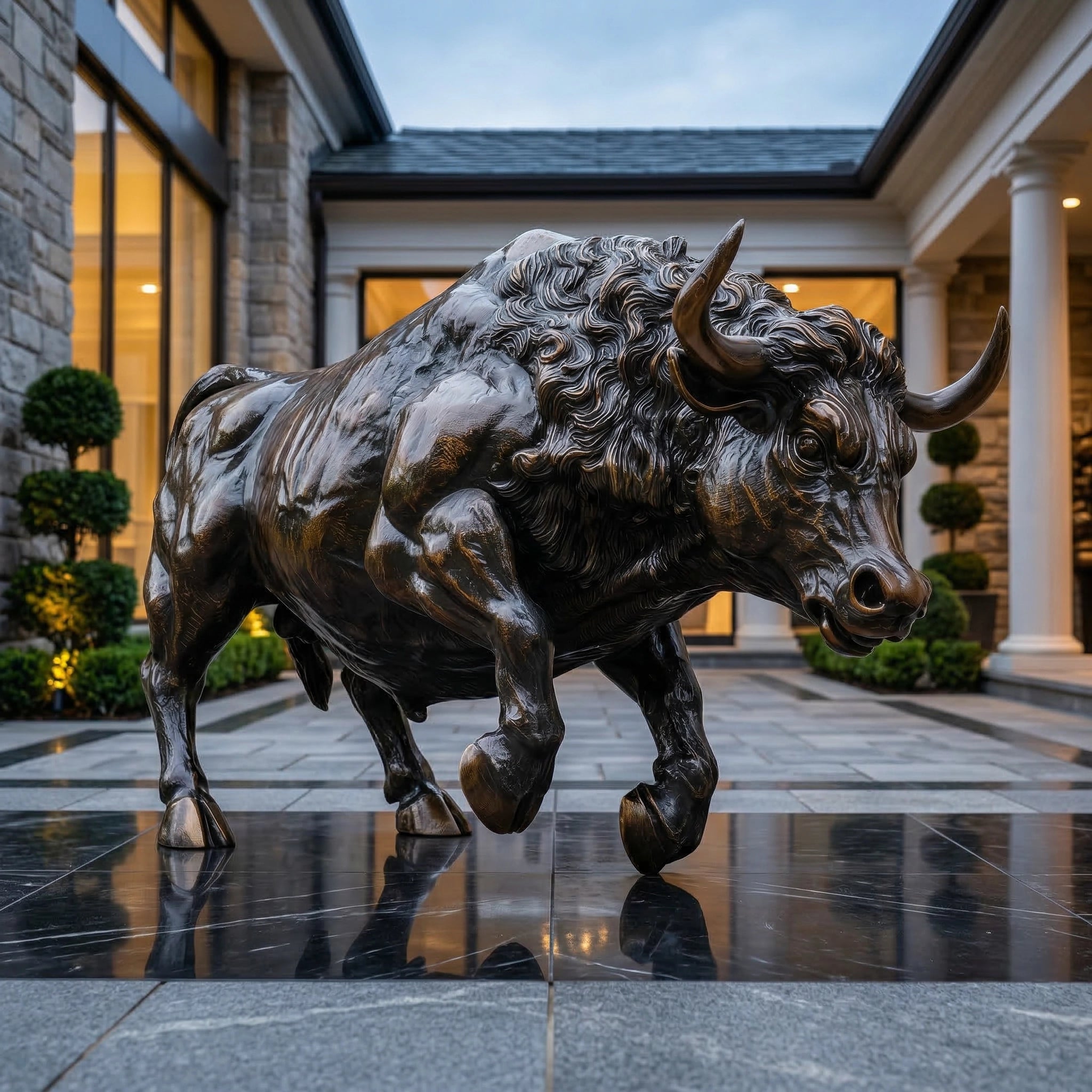Vela-Bronze--Brass-Bull-Sculpture-Entrance-Statement-VSMaterialTypeCode-6184-05