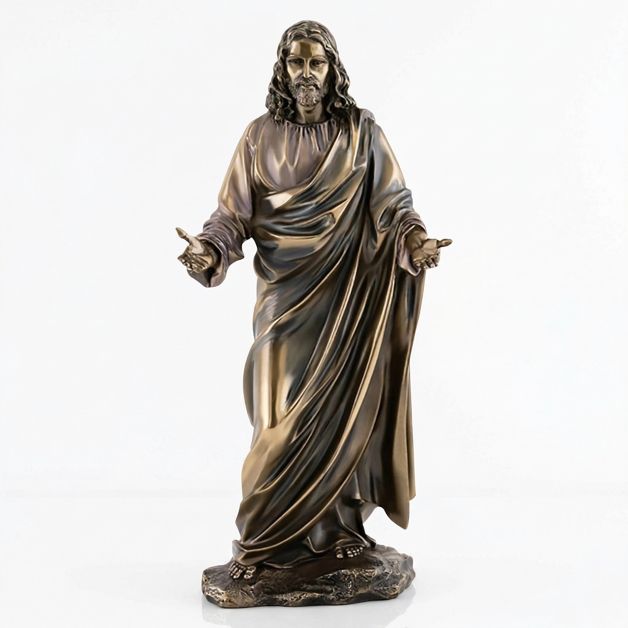 Vela-Bronze--Brass-Christ-Sculpture-Open-Arms-Entrance-Feature-VSBS-5834-06