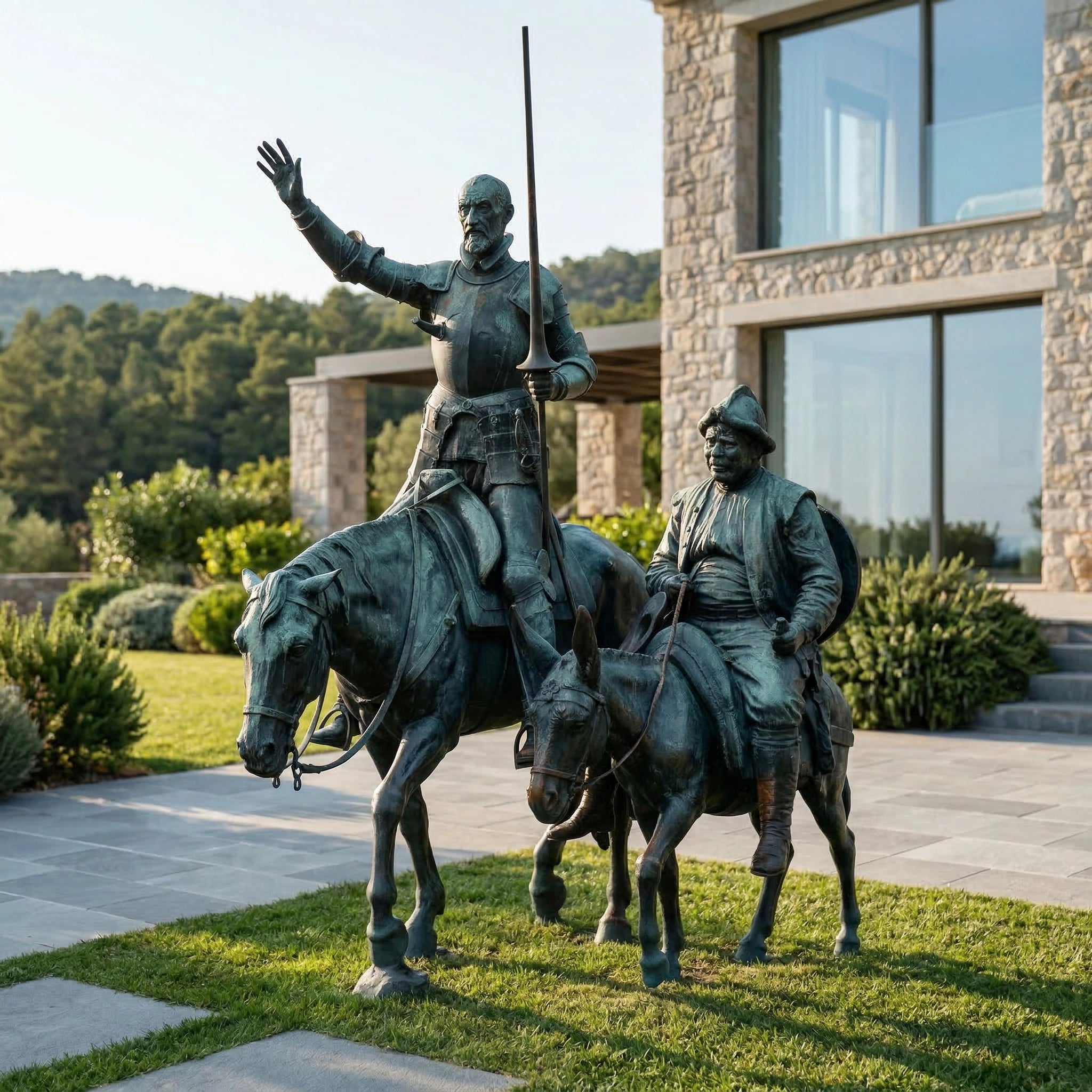 Vela-Bronze--Brass-Equestrian-Figurative-Sculpture-Entrance-Court-VSBS-284-05