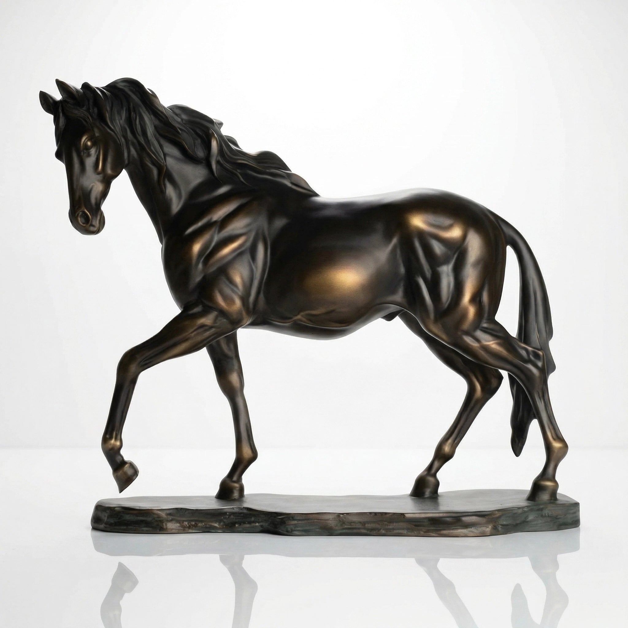 Vela-Bronze--Brass-Equine-Sculpture-Garden-Court-VSBS-6481-06