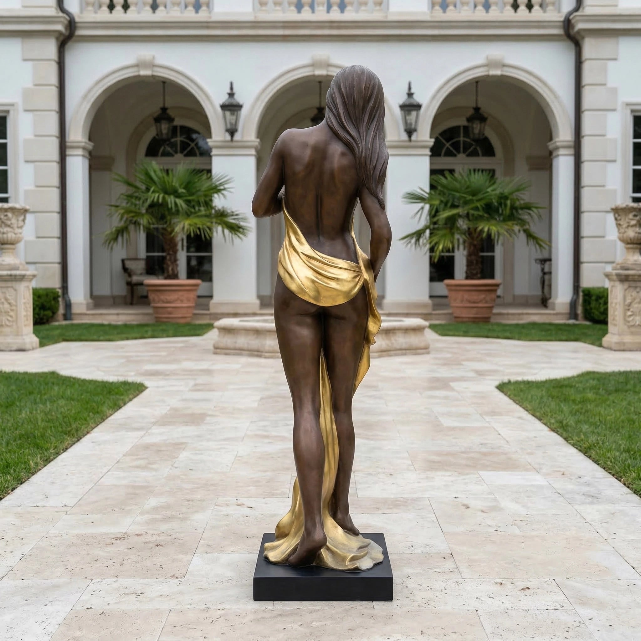 Vela-Bronze--Brass-Female-Form-Sculpture-Draped-Courtyard-Placement-VSBS-9361-01