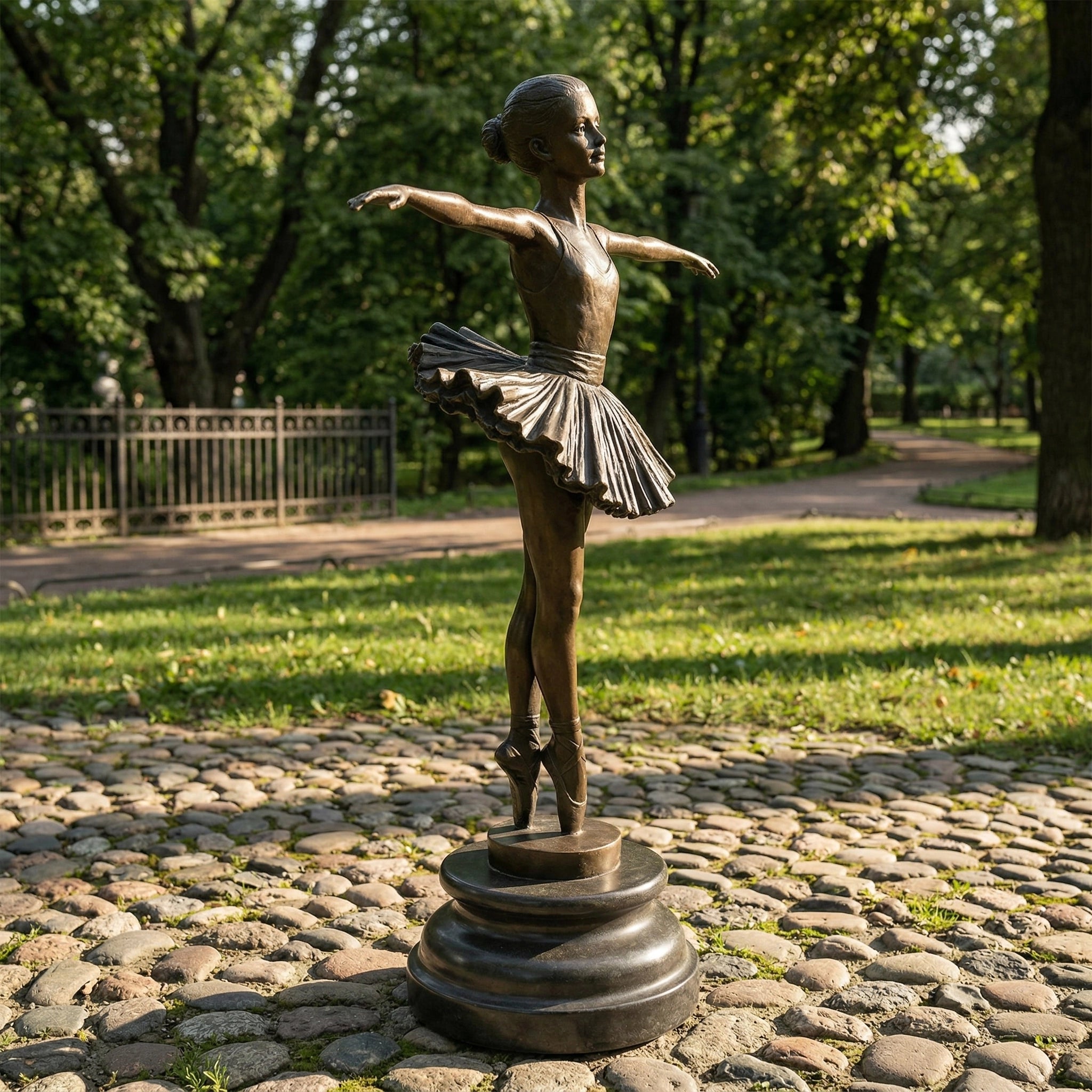 Vela-Bronze--Brass-Figurative--Human-Form-Ballerina-Sculpture-Garden-Statement-VSBS-9137-03