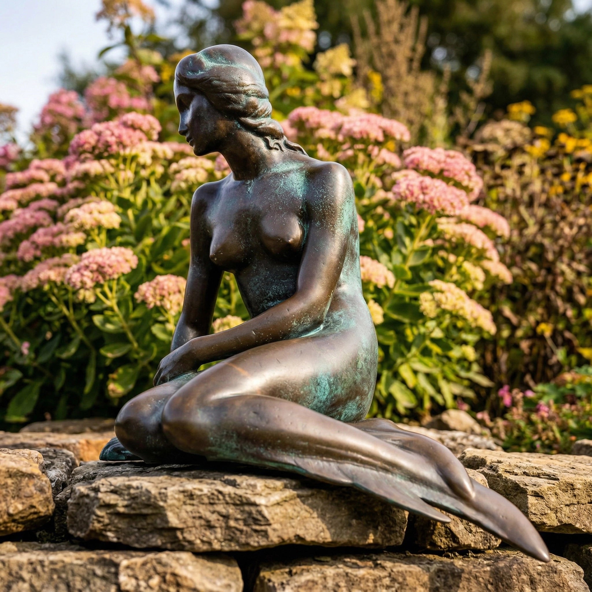 Vela-Bronze--Brass-Figurative--Human-Form-Sculpture-Seated-Nude-Poised-Introspective-VSMSaterialTypeCode-7425-05