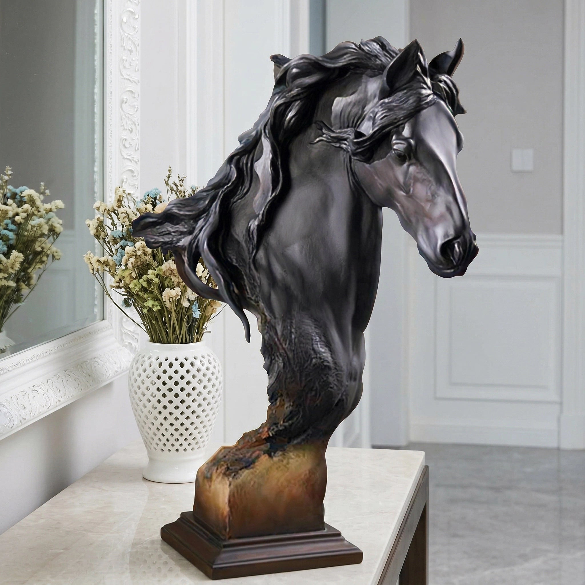 Vela-Bronze--Brass-Horse-Head-Sculpture-Tabletop-Bust-VSBS-5638-03