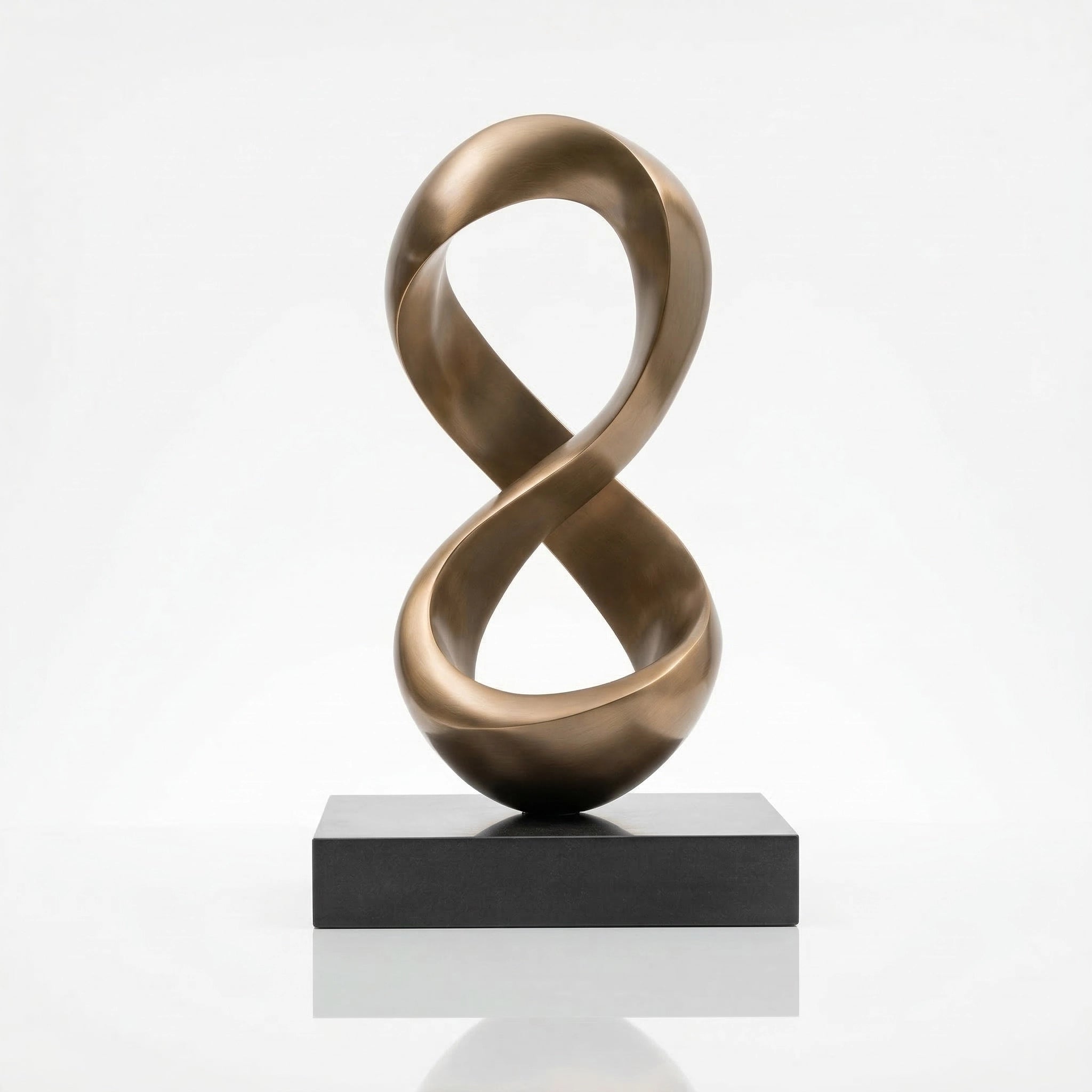 Vela-Bronze--Brass-Infinity-Loop-Sculpture-Entrance-Courtyard-VSBS-7349-04