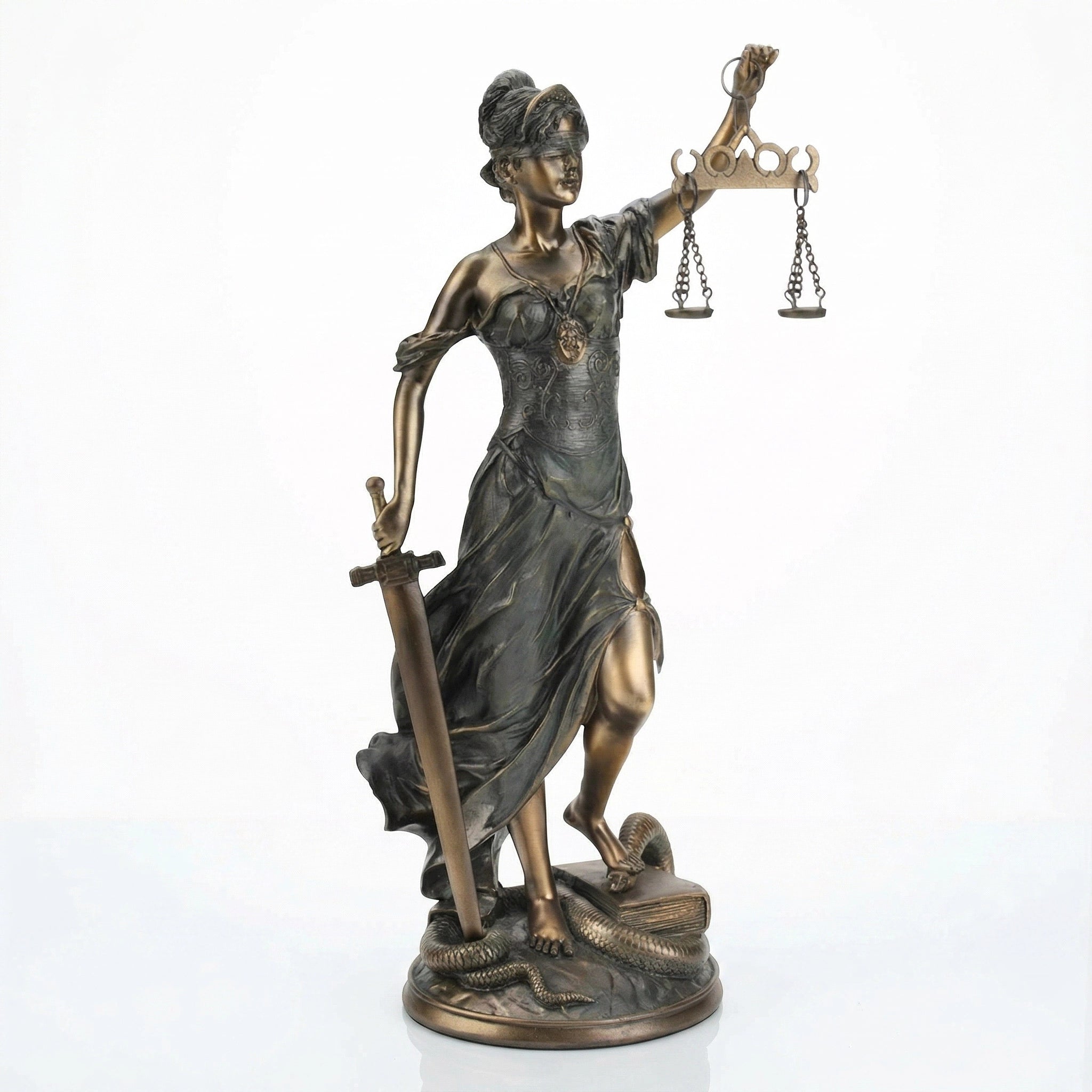 Vela-Bronze--Brass-Lady-Justice-Sculpture-Garden-Plinth-VSBS-3348-05
