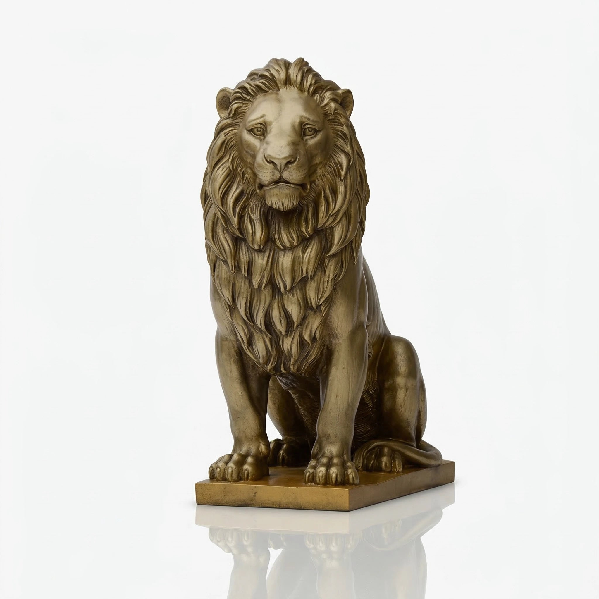 Vela-Bronze--Brass-Lion-Sculpture-Heraldic-Entrance-Guardian-VSBS-8237-04