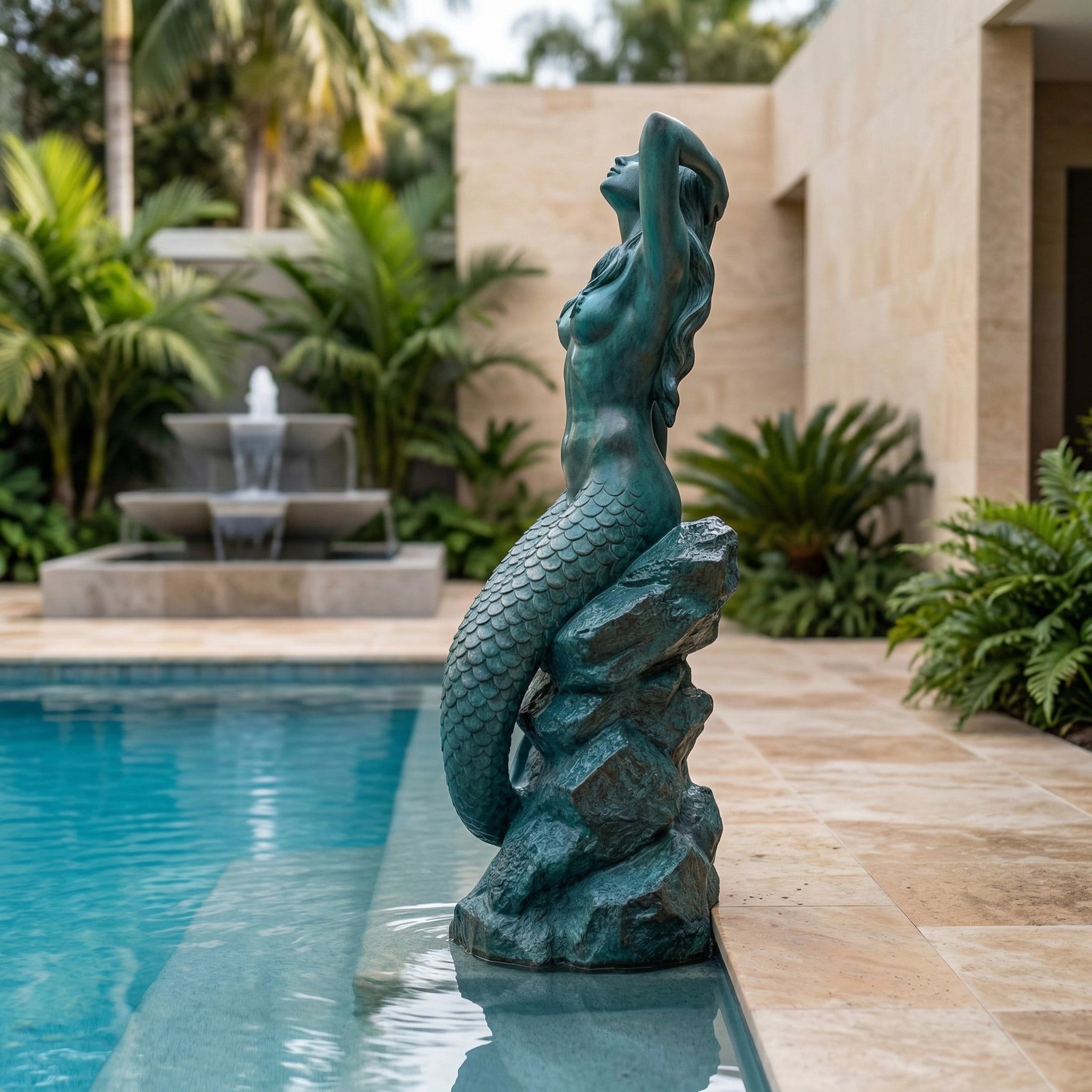 Vela-Bronze--Brass-Mermaid-Sea-Nymph-Sculpture-Poolside-Statement-VSBS-3187-04