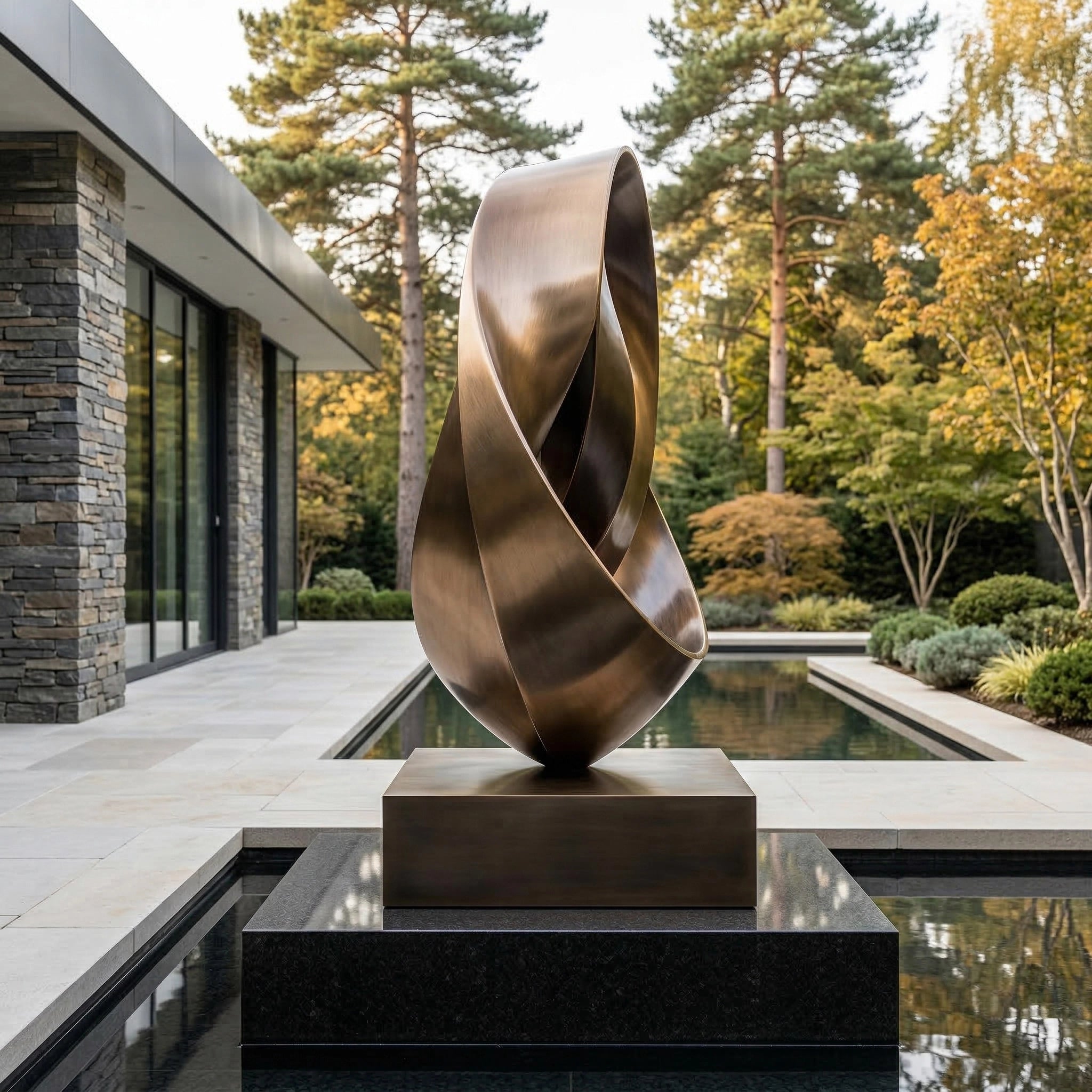 Vela-Bronze--Brass-Orbital-Loop-Sculpture-Poolside-Statement-VSBS-9547-03