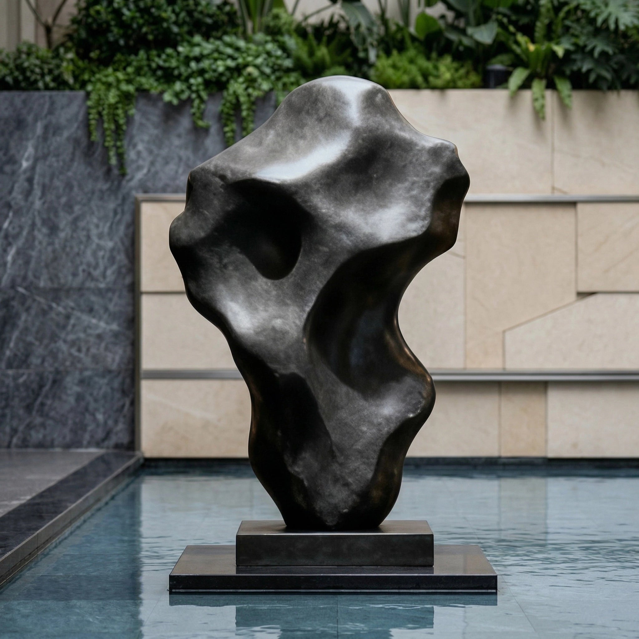 Vela-Bronze--Brass-Organic-Form-Sculpture-Poolside-Pierced-Silhouette-VSBS-8743-01